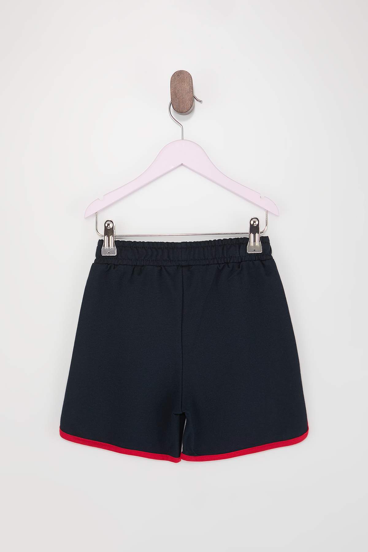 Girls' Piped Cotton Shorts 2-Pack