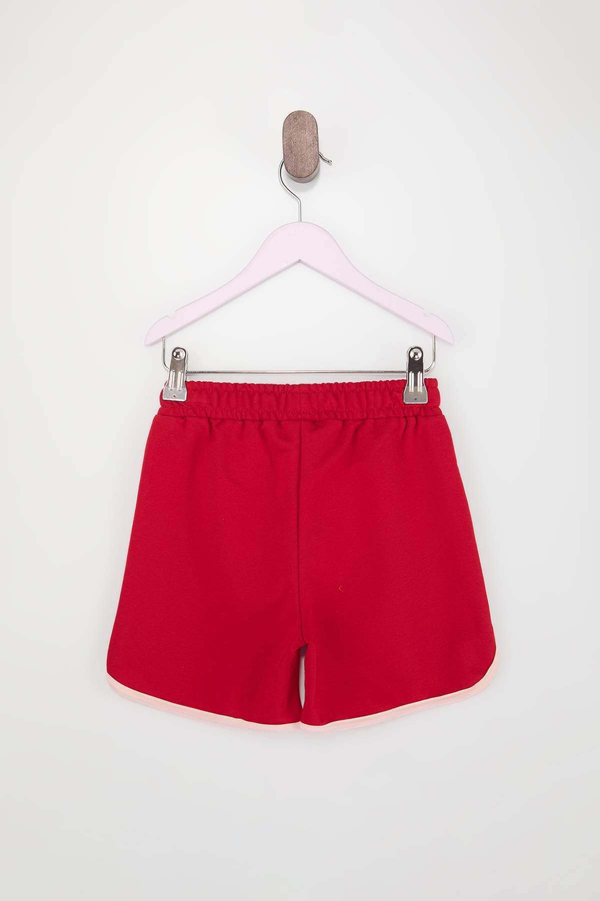 Girls' Piped Cotton Shorts 2-Pack