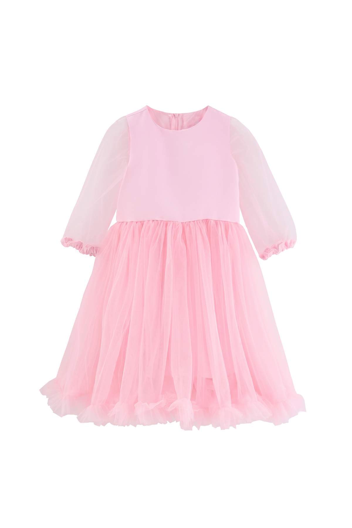 Girls' Pink Tulle Party Dress