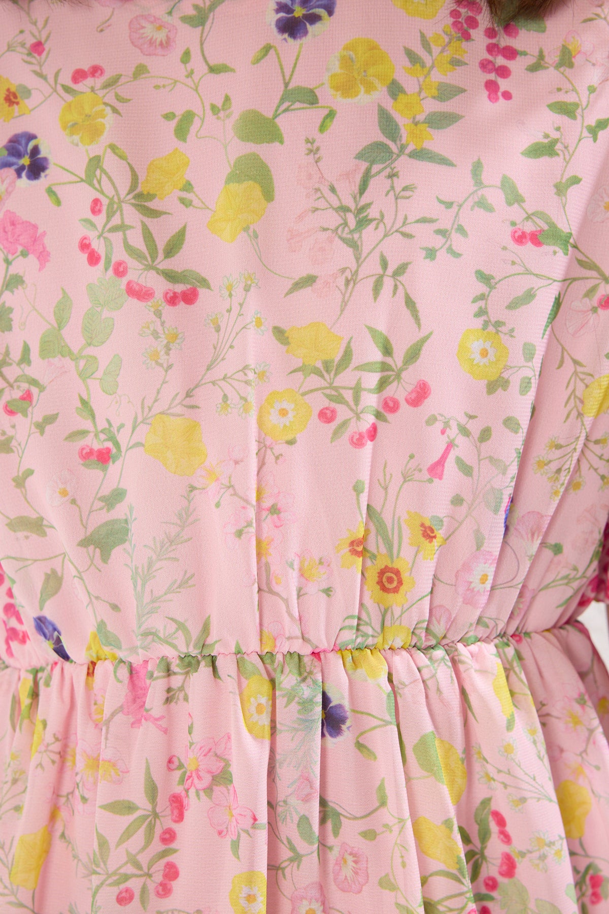 Girls' Pink Floral Mini Me Mother-Daughter Dress