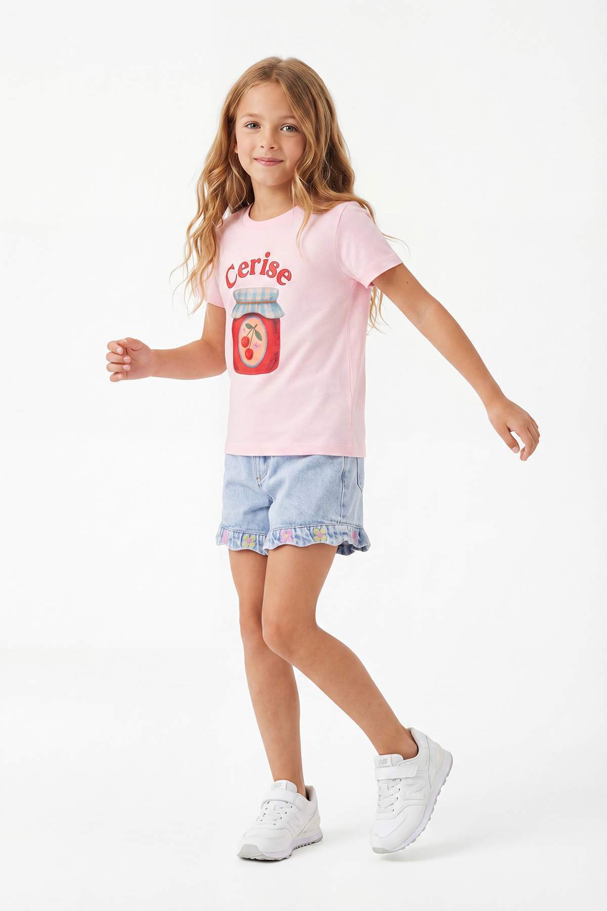 Girls' Yellow & Pink Printed T-Shirt 2-Pack