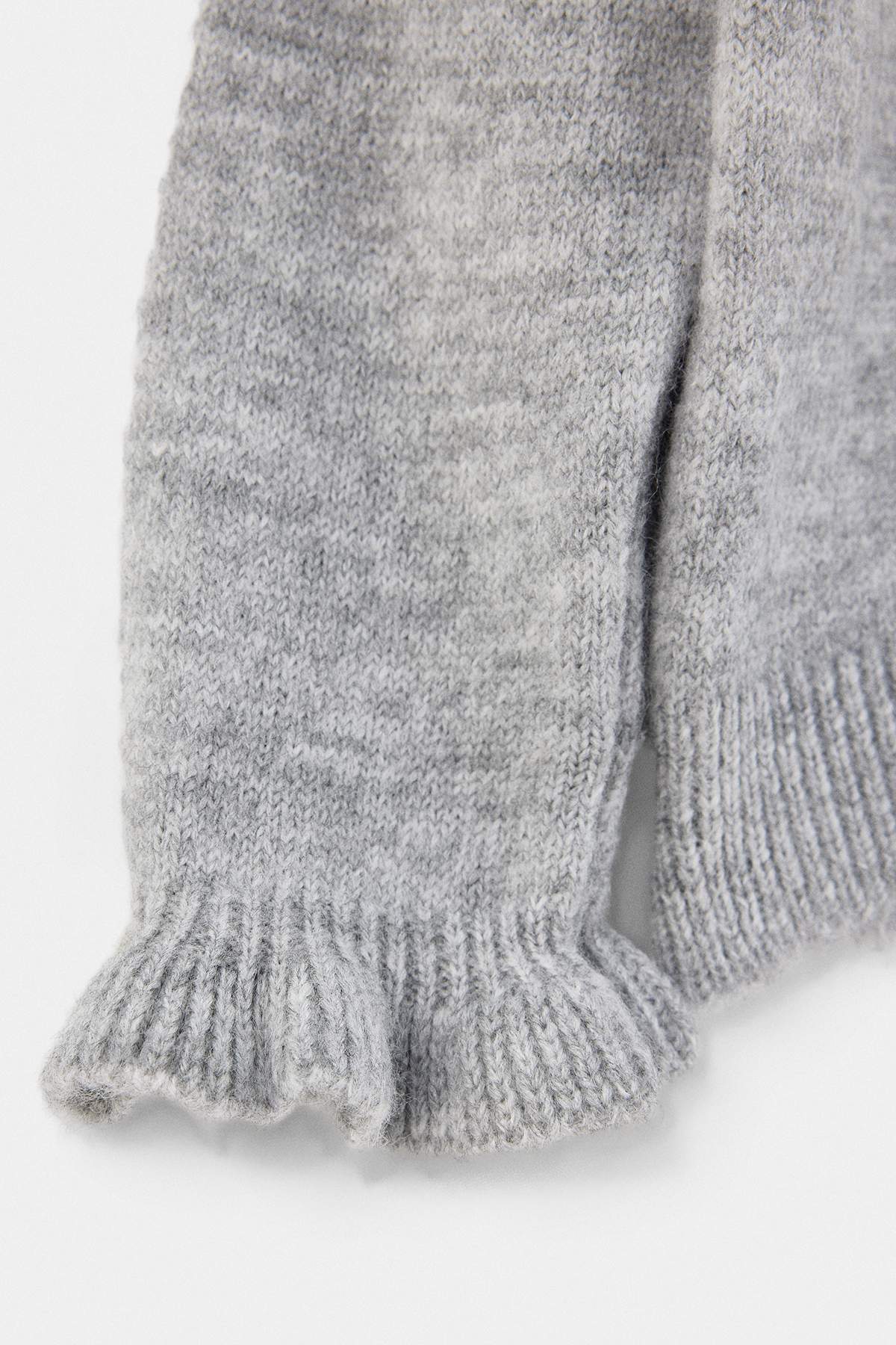 Girls' Ruffle-Detail Knit Cardigan