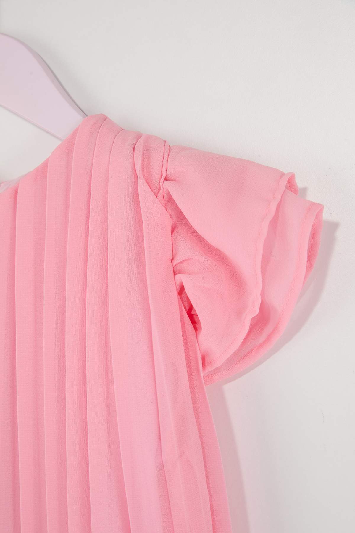 Girls' Pink Chiffon Dress