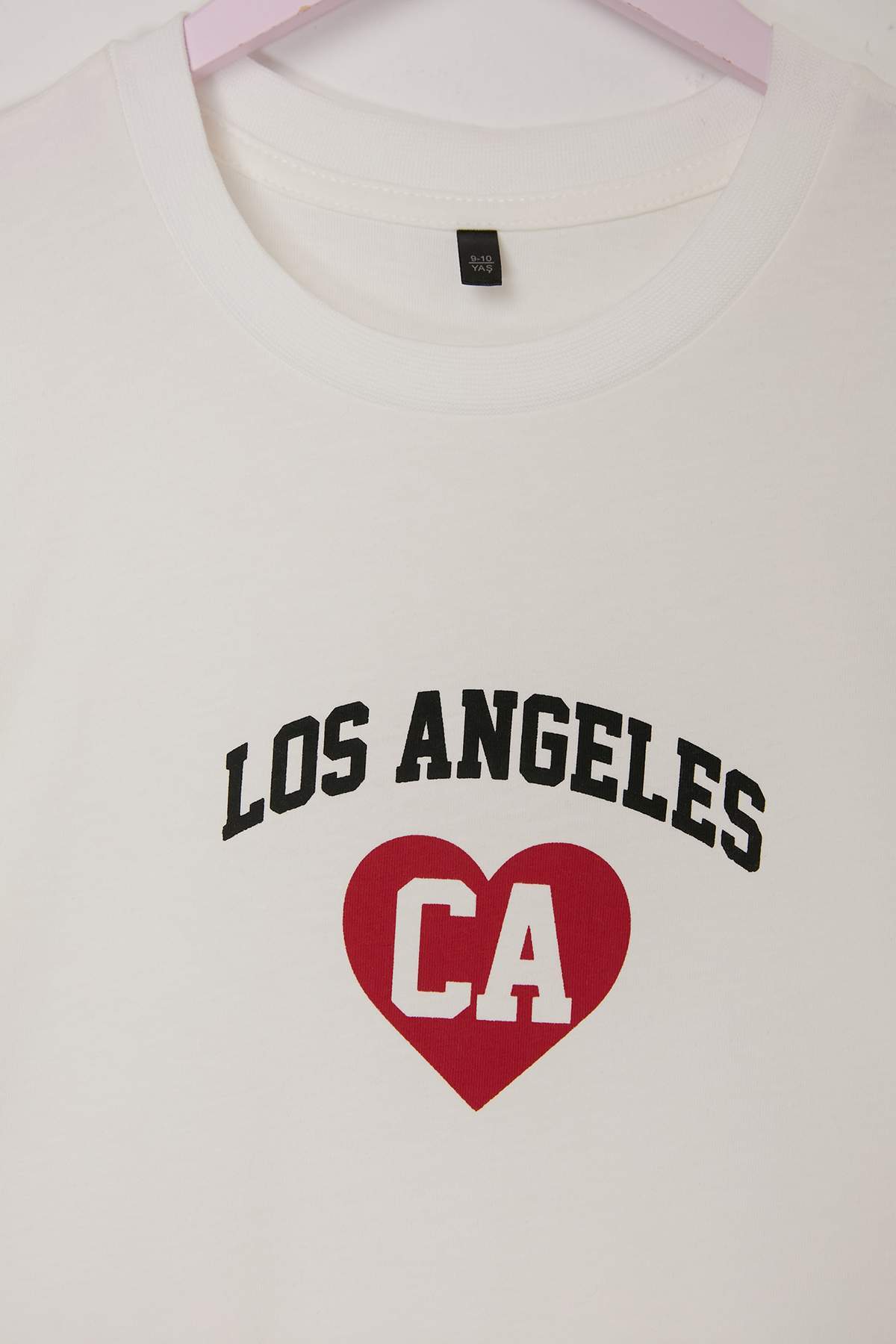 Girls' Ecru Plain T-Shirt