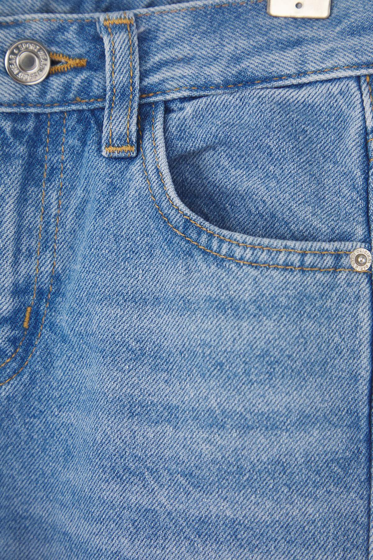 Girls' Cotton Flared Jeans with Adjustable Waist