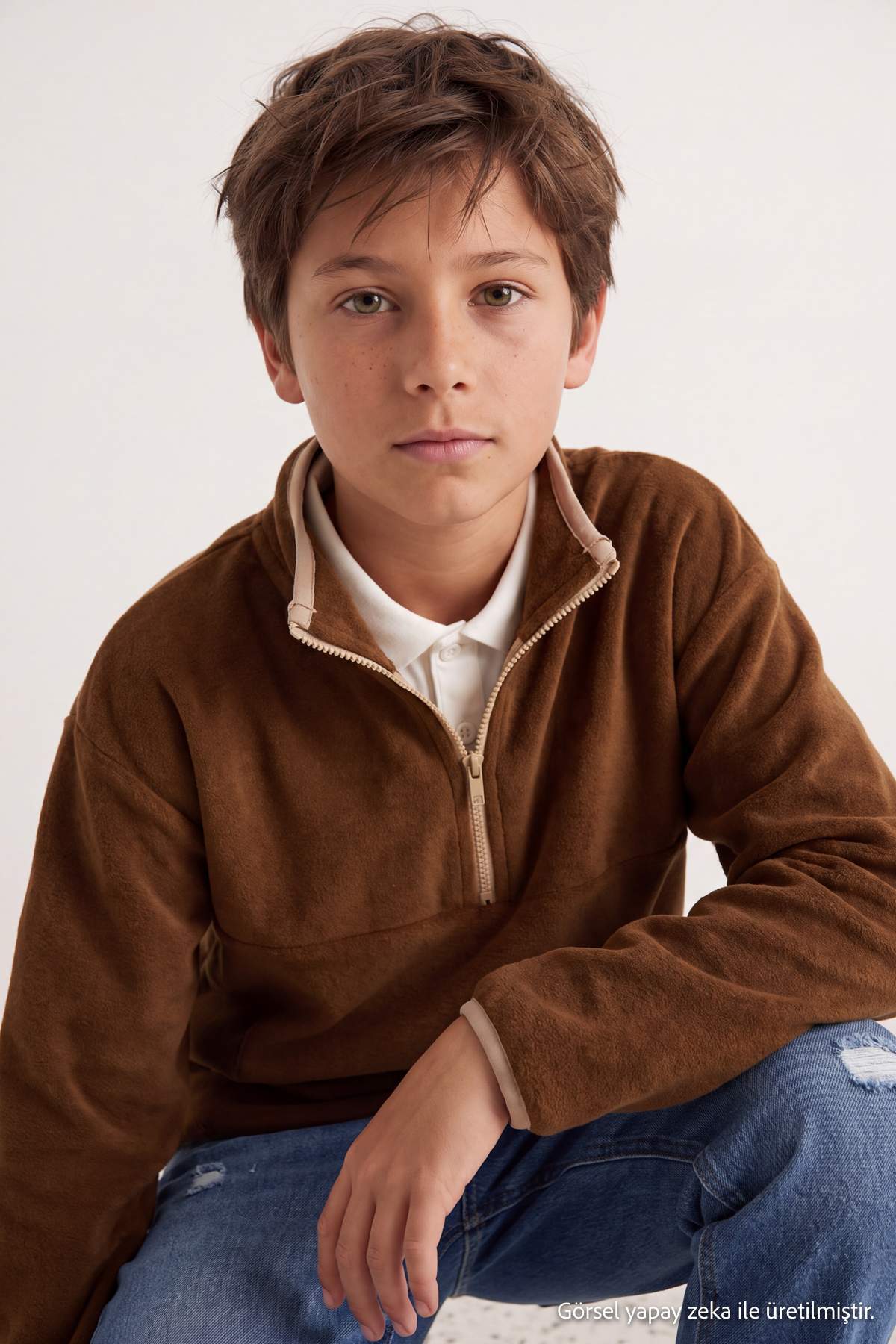 Boys' Fleece Half-Zip Sweatshirt