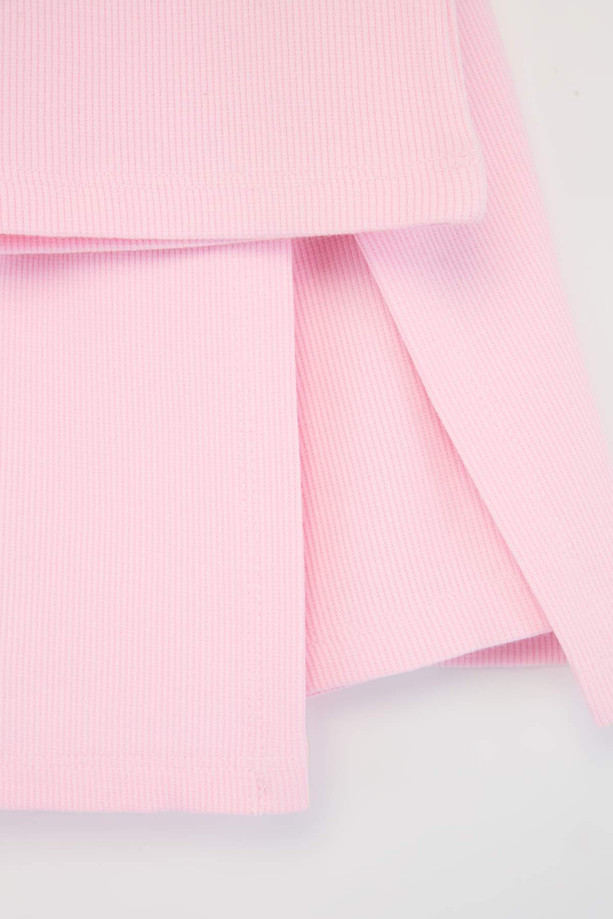Girls' Pink Sleeveless Top & Skort Set
