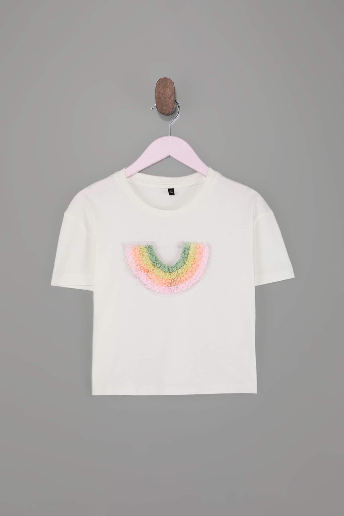 Girls' Salmon & White Plain T-Shirt 2-Pack
