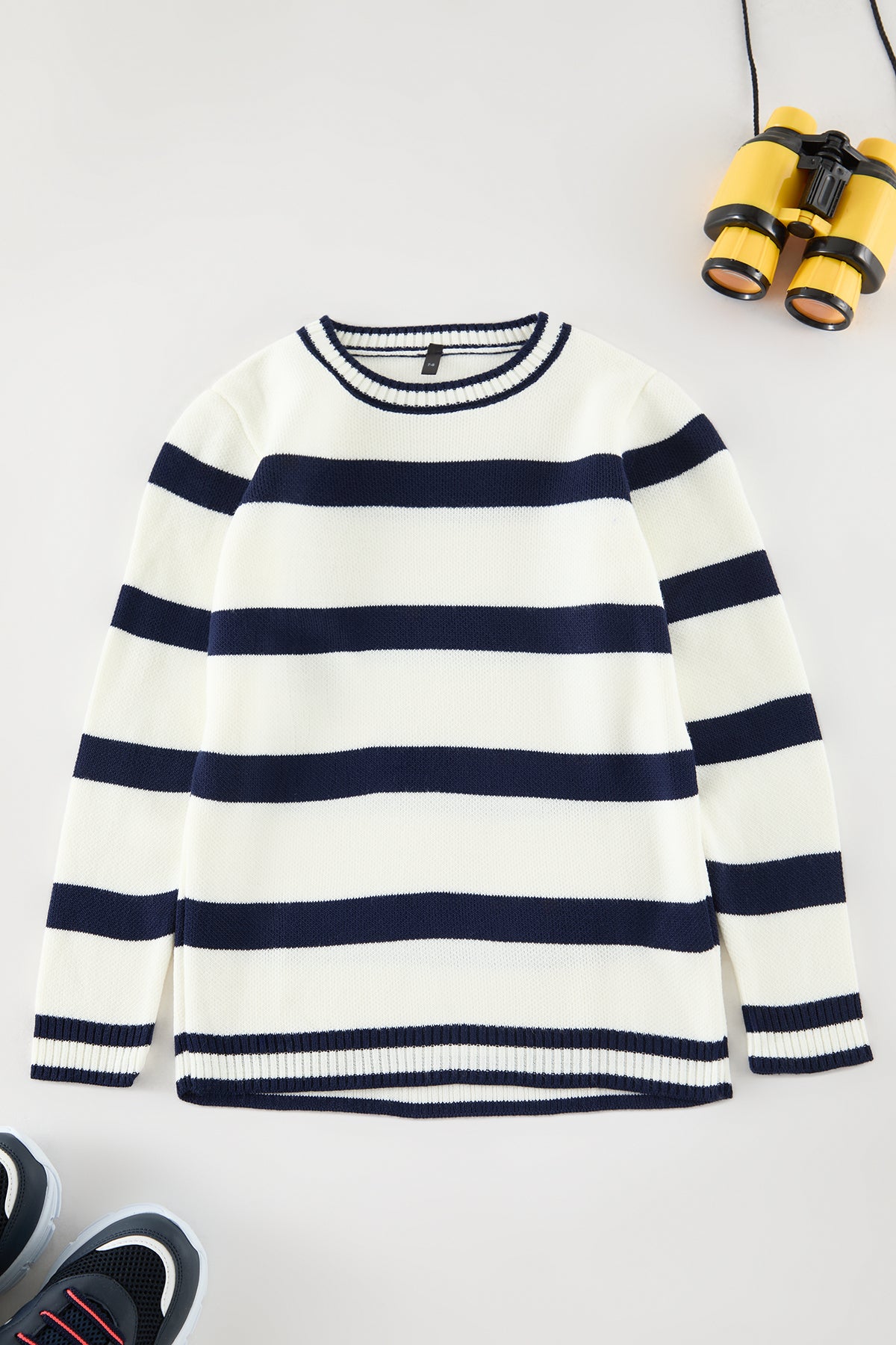 Kids' Navy Striped Mini Me Jumper