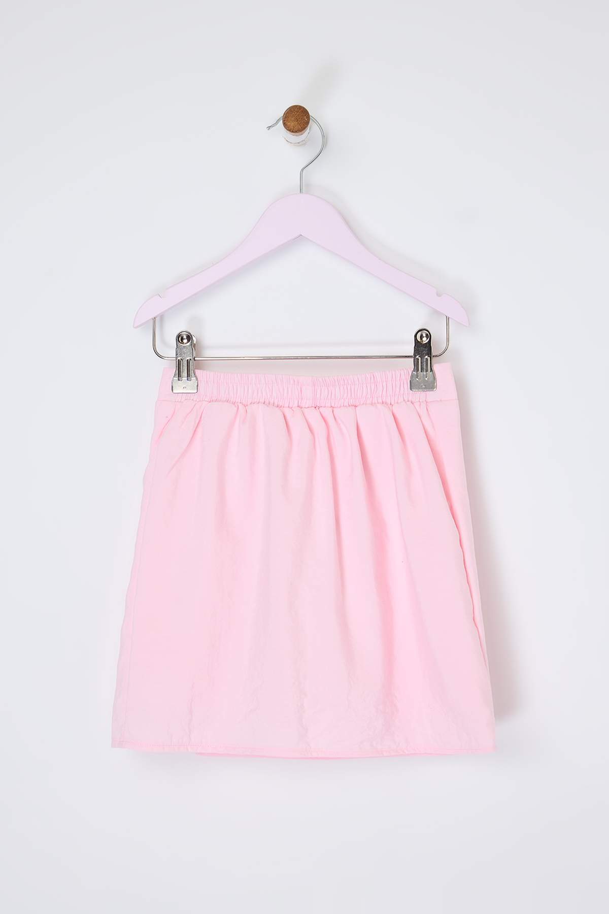 Girls' Pink Bow-Detail Mini Skort