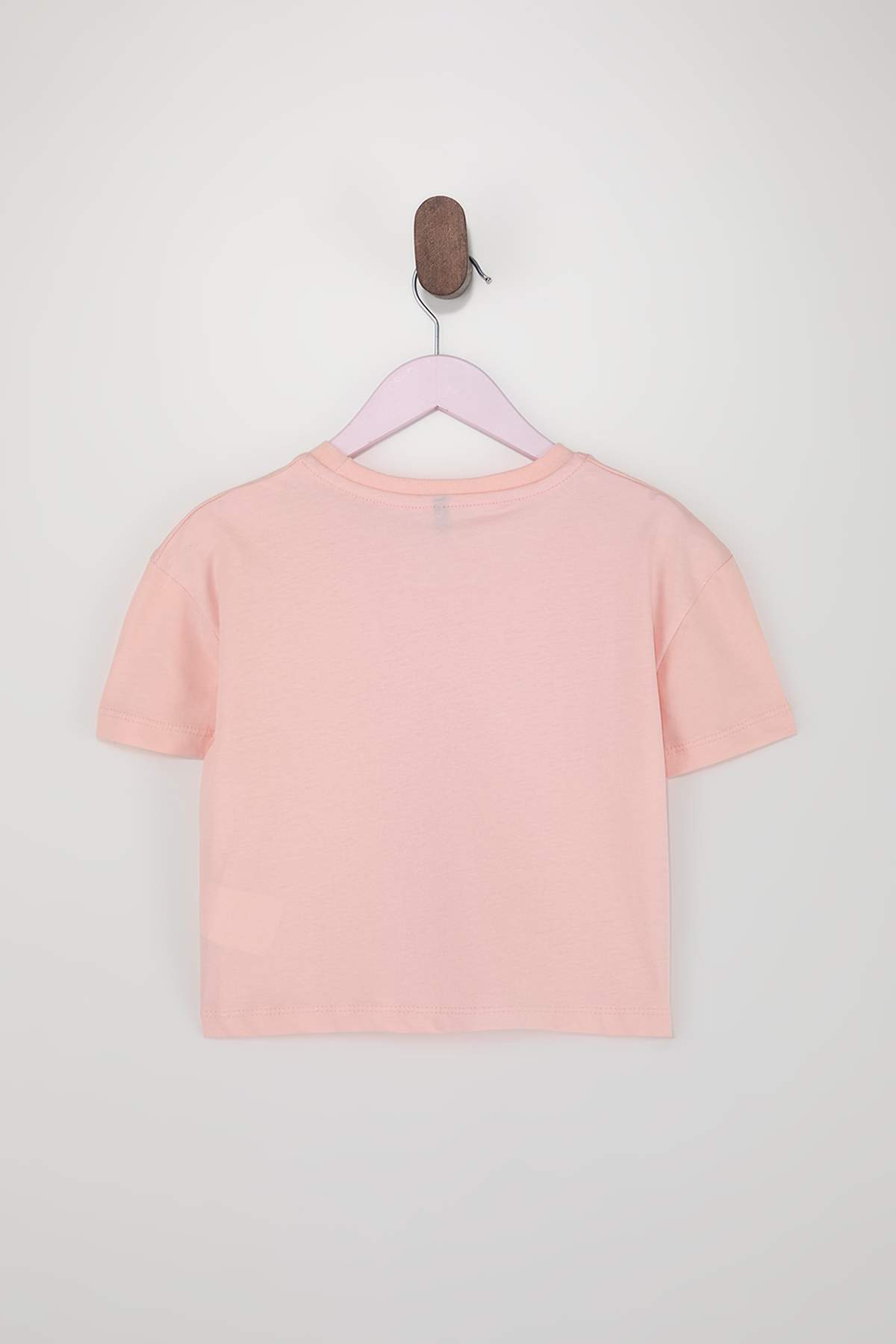 Girls' Salmon & White Plain T-Shirt 2-Pack