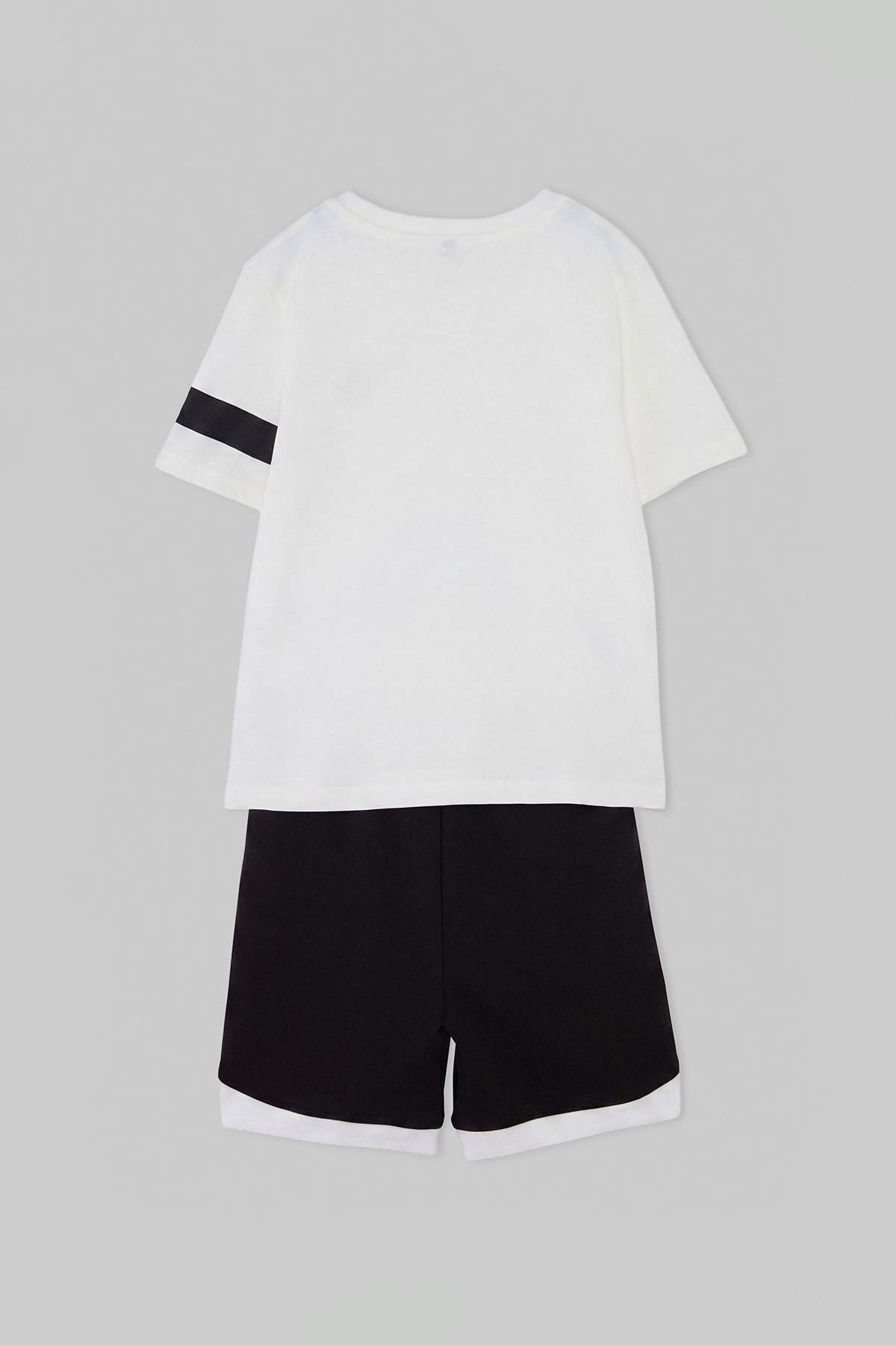 Boys' Embroidered T-Shirt & Shorts Set