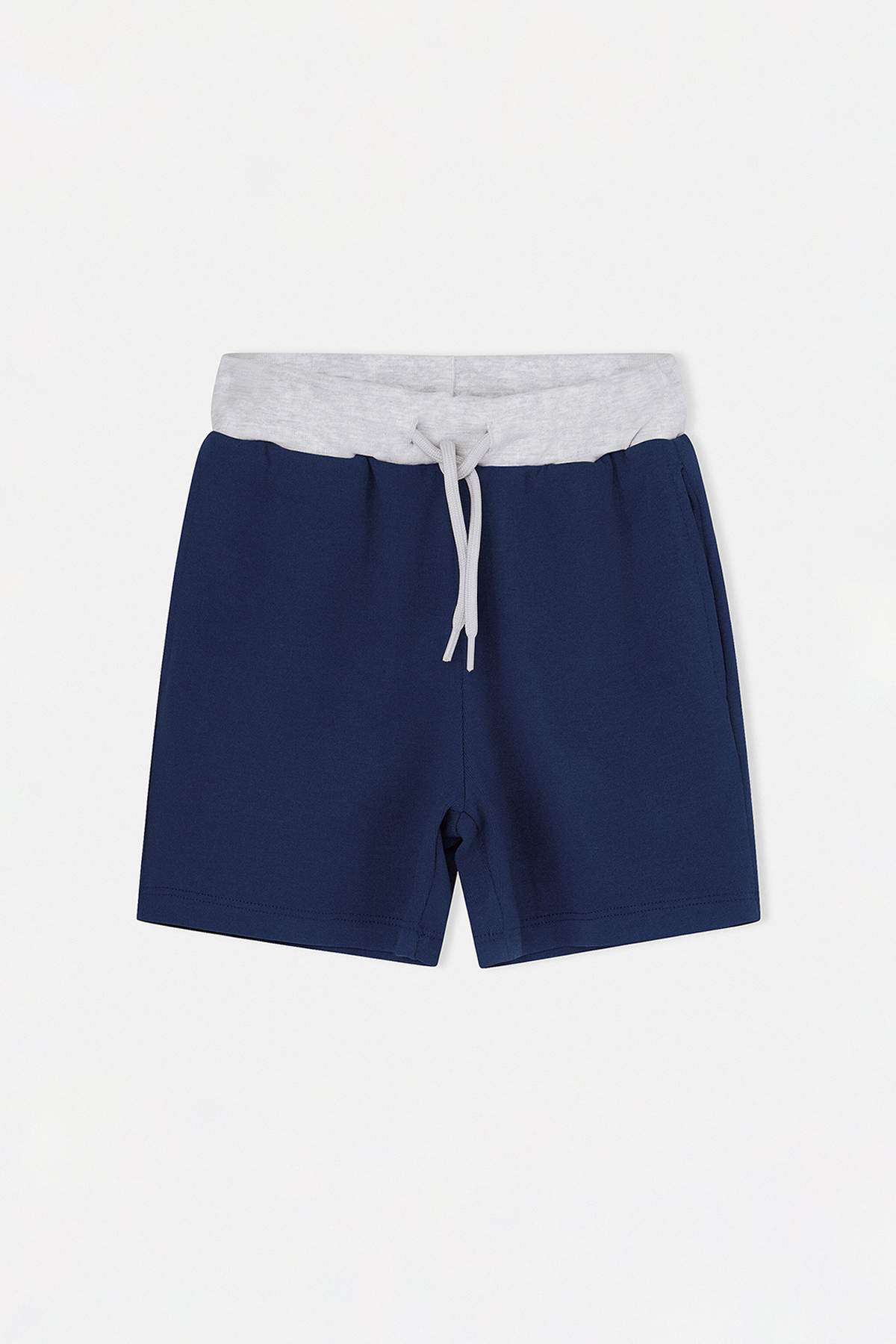 Boys' Navy Plain Two-Piece Set