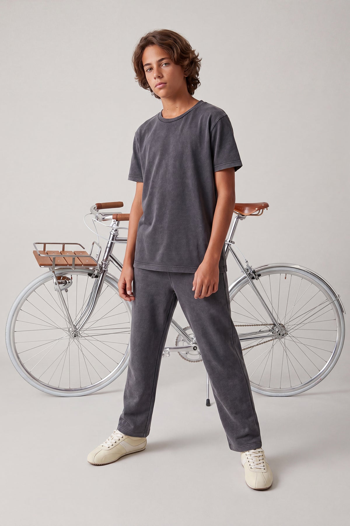 Boys' Washed T-Shirt & Trousers Set