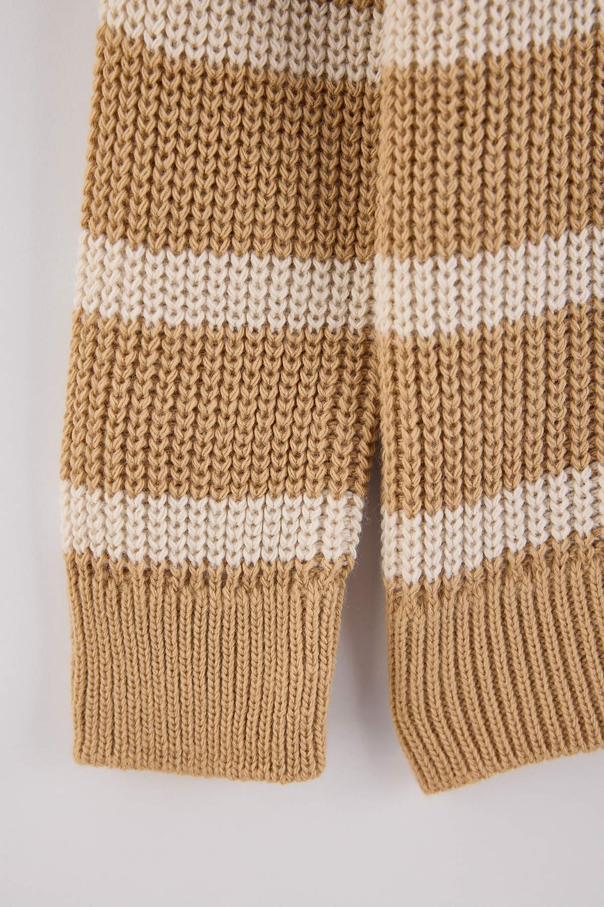 Boys' Beige Crew-Neck Knit Jumper