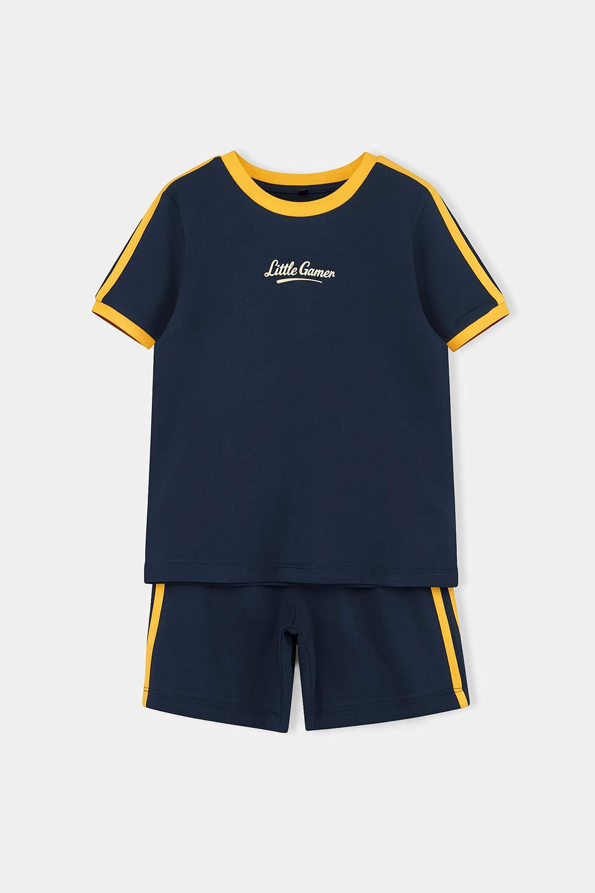 Boys' Navy Sport-Theme Two-Piece Set