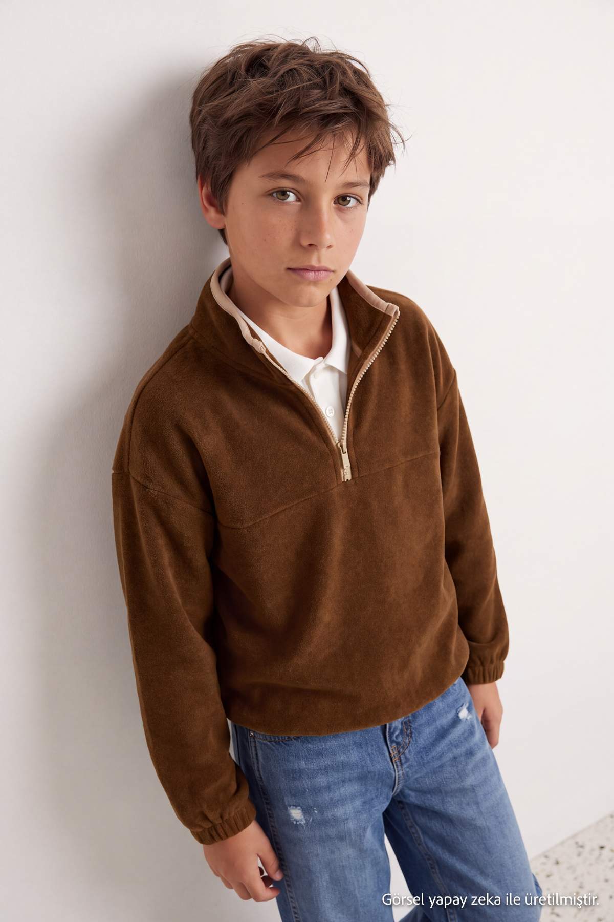Boys' Fleece Half-Zip Sweatshirt