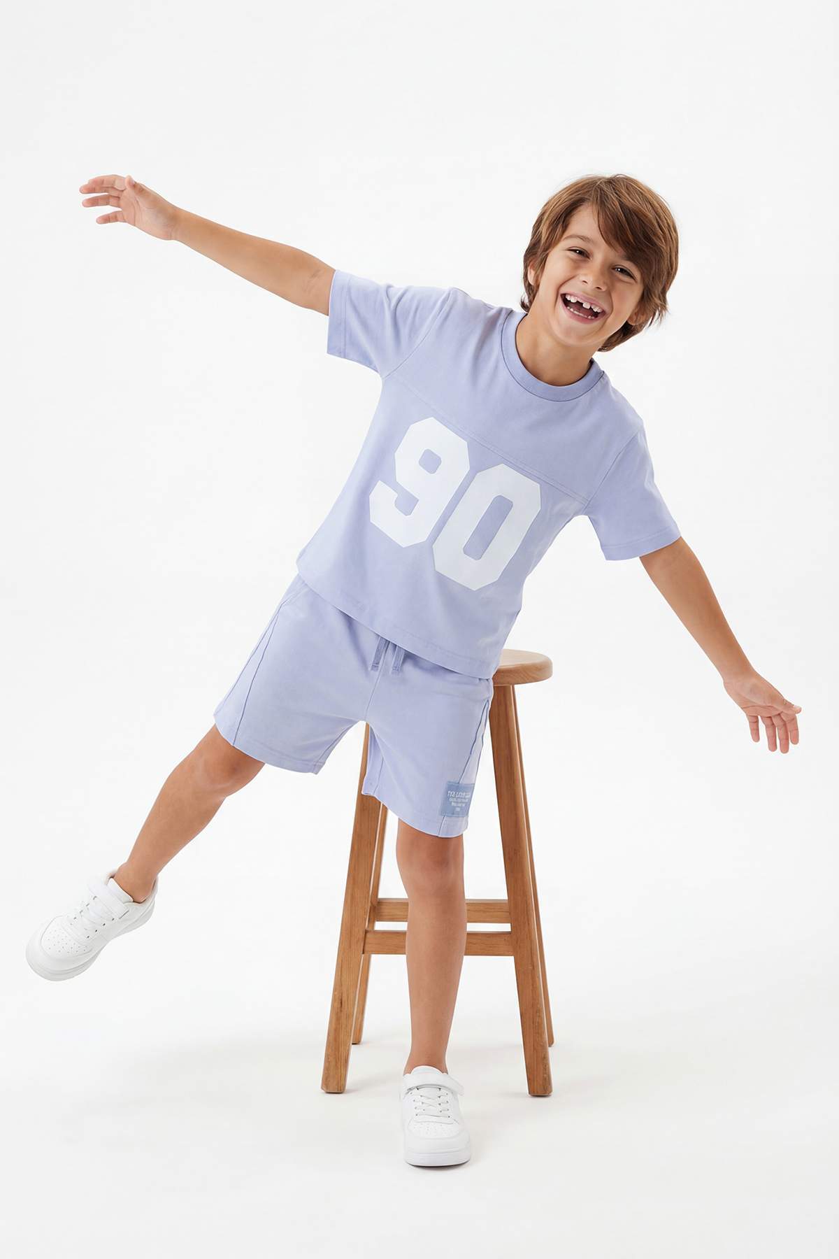 Boys' Number-Print T-Shirt & Shorts Set