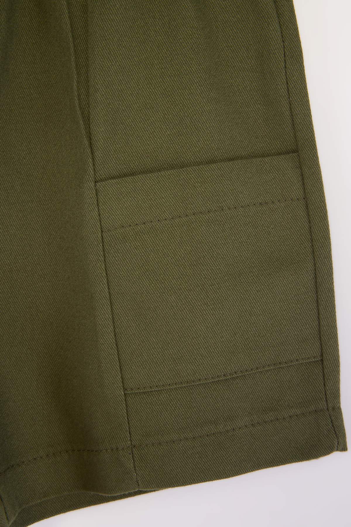 Boys' Black Pocket-Detail Woven Two-Piece Set