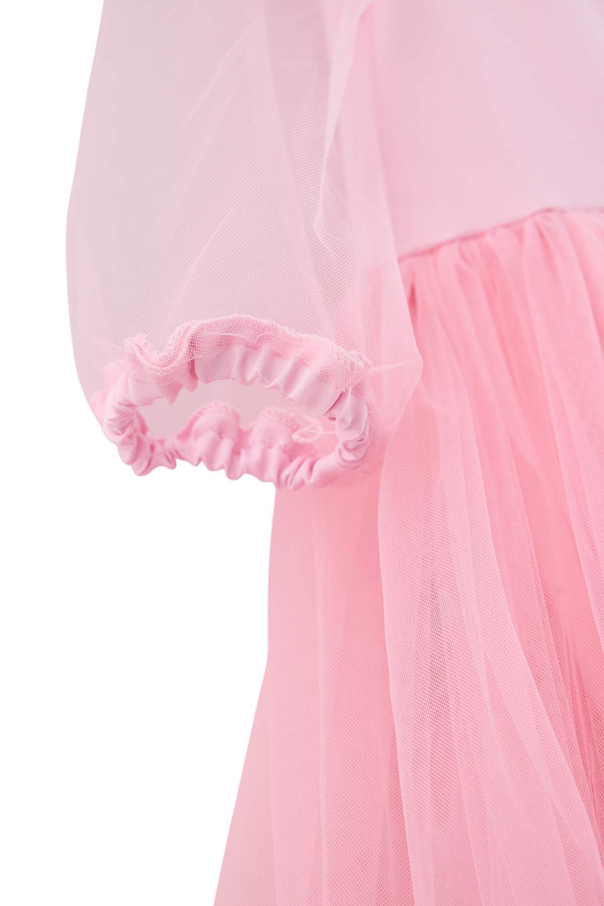 Girls' Pink Tulle Party Dress