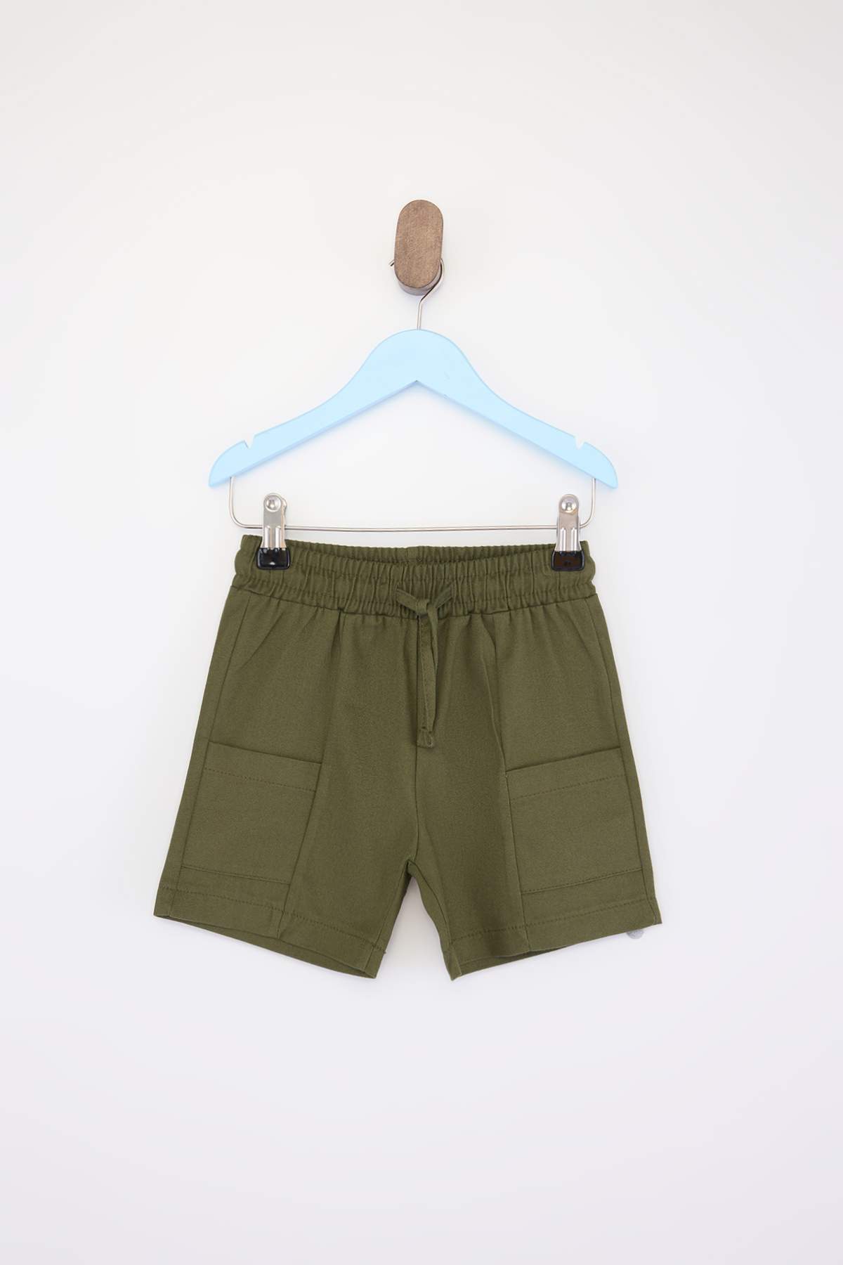 Boys' Black Pocket-Detail Woven Two-Piece Set