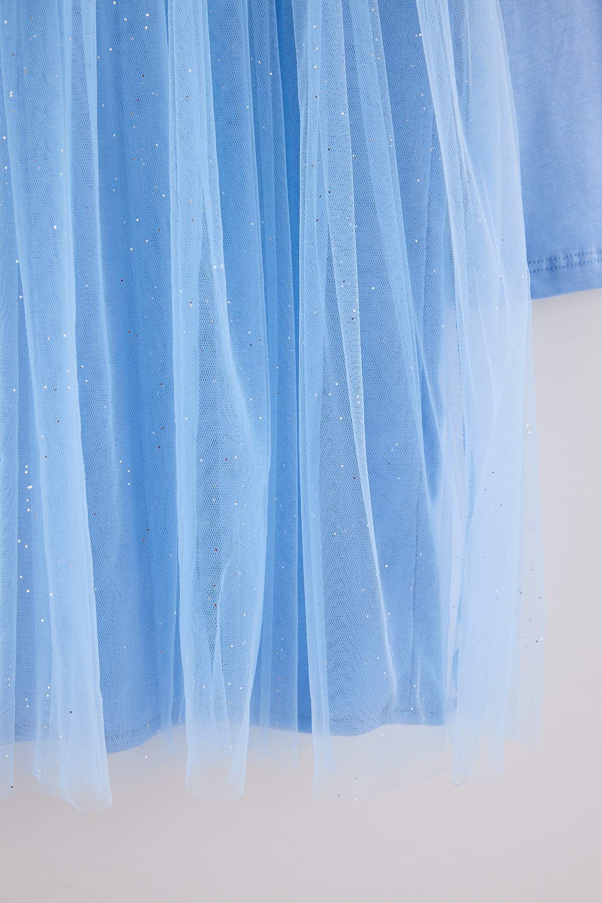 Girls' Light Blue Tutu Mini Dress
