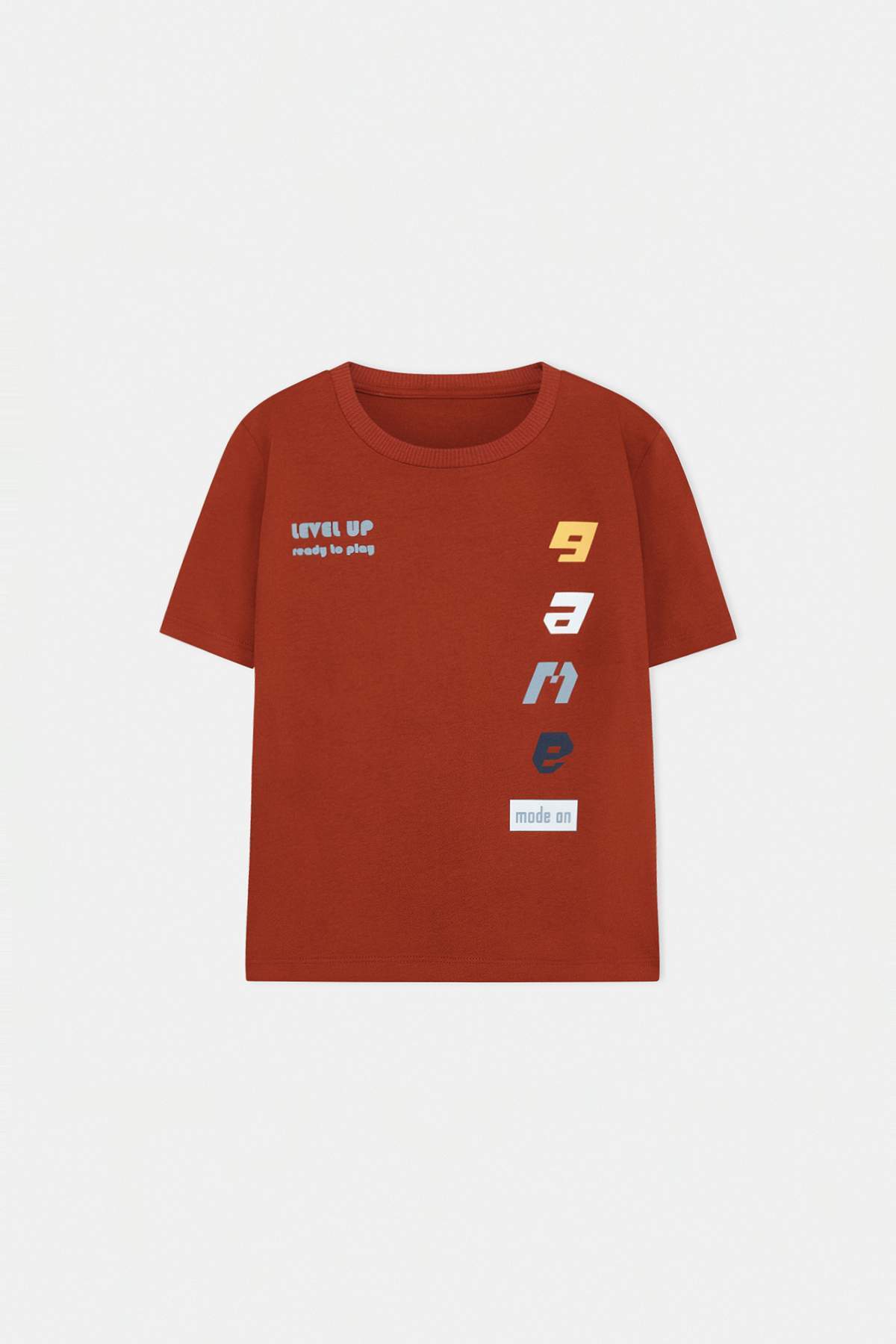 Boys' Terracotta & Mint Printed T-Shirt 2-Pack