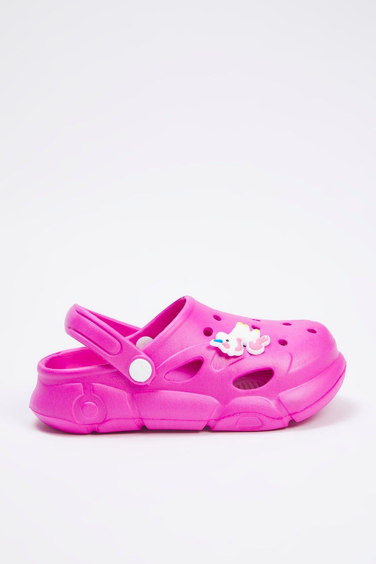Girls' Fuchsia Unicorn Clog Sandals