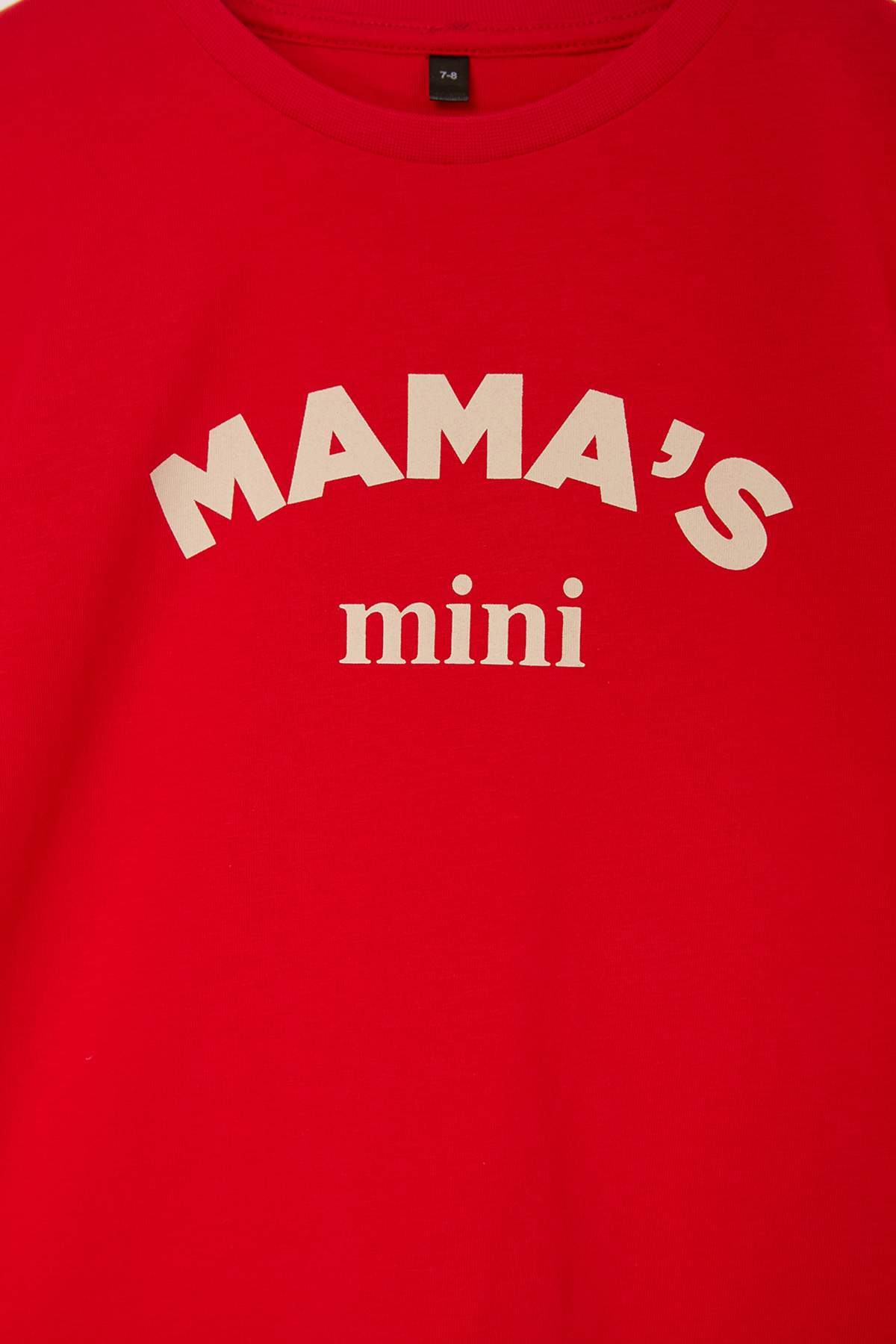 Kids' Ecru & Red Printed T-Shirt 2-Pack