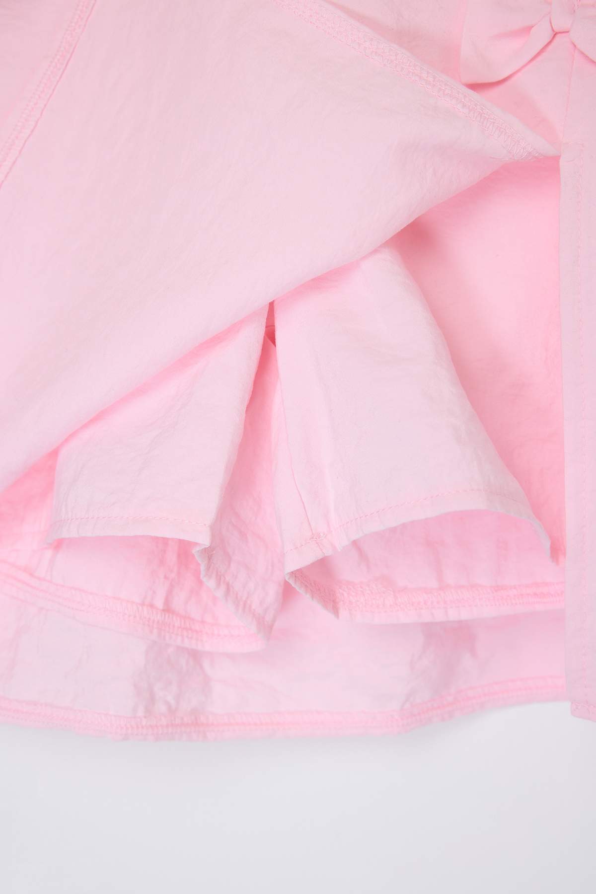 Girls' Pink Bow-Detail Mini Skort