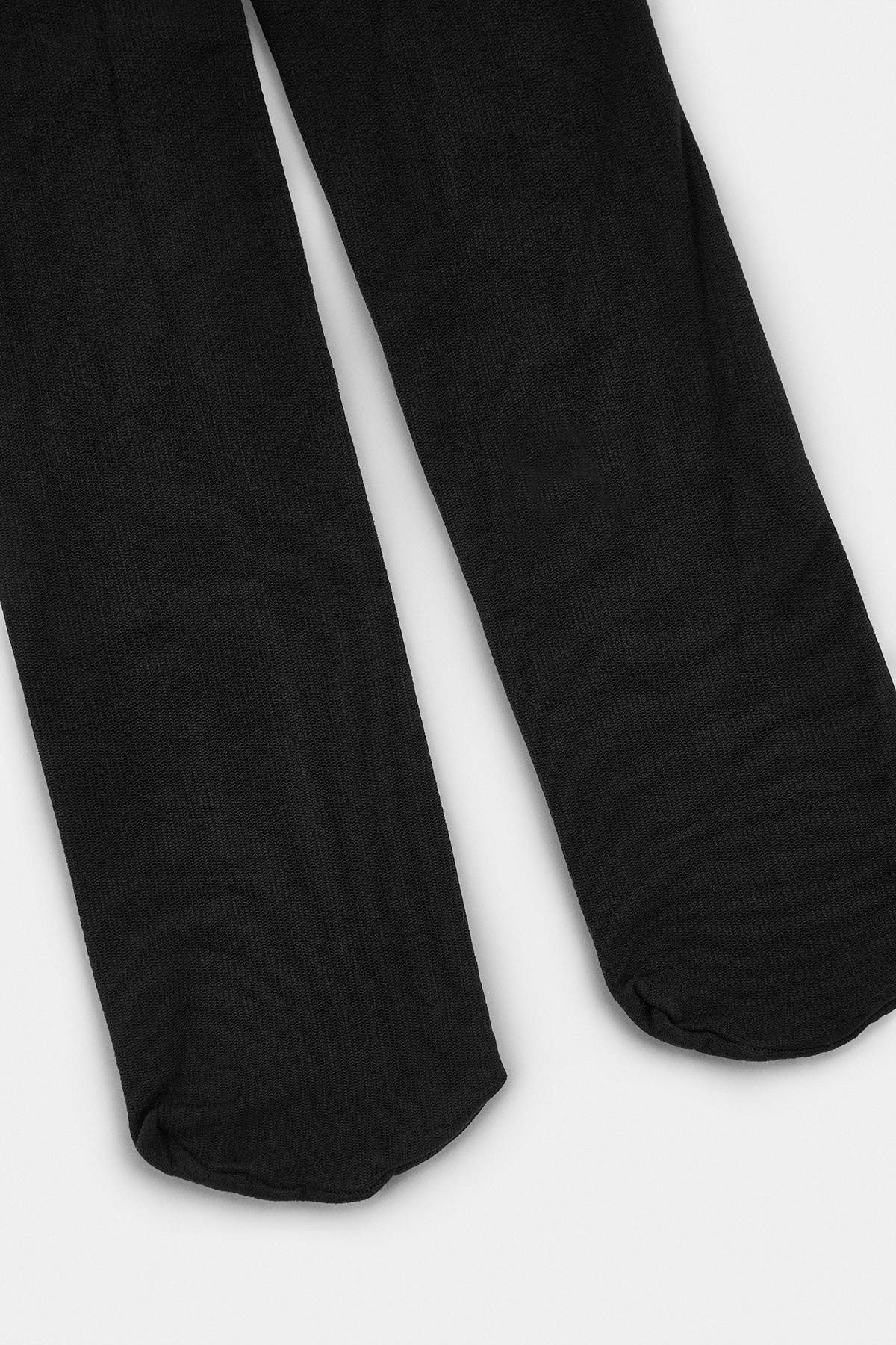 Girls' Black School Tights