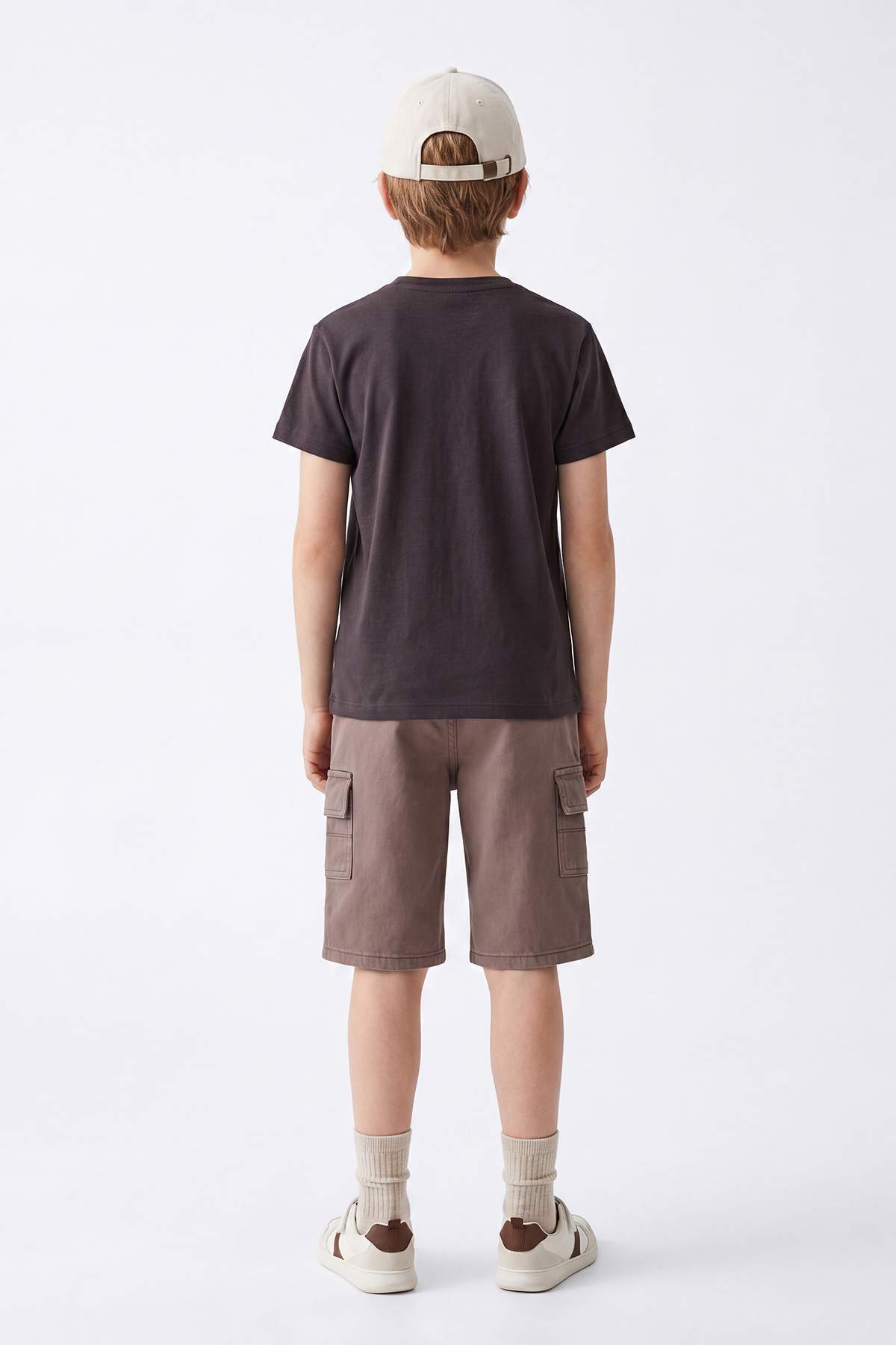 Boys' Printed T-Shirt & Cargo Shorts Set
