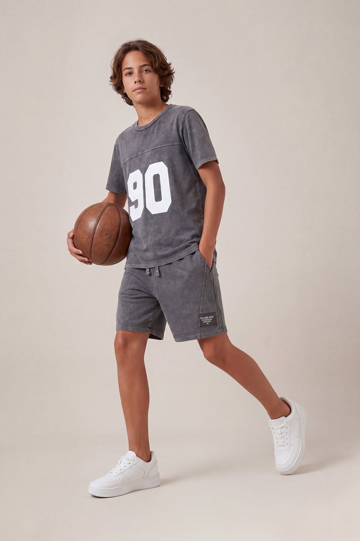Boys' Number-Print T-Shirt & Shorts Set