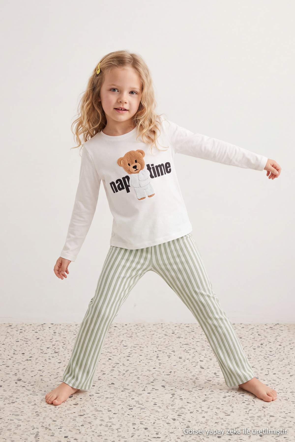 Kids' Printed Cotton Pyjama Set