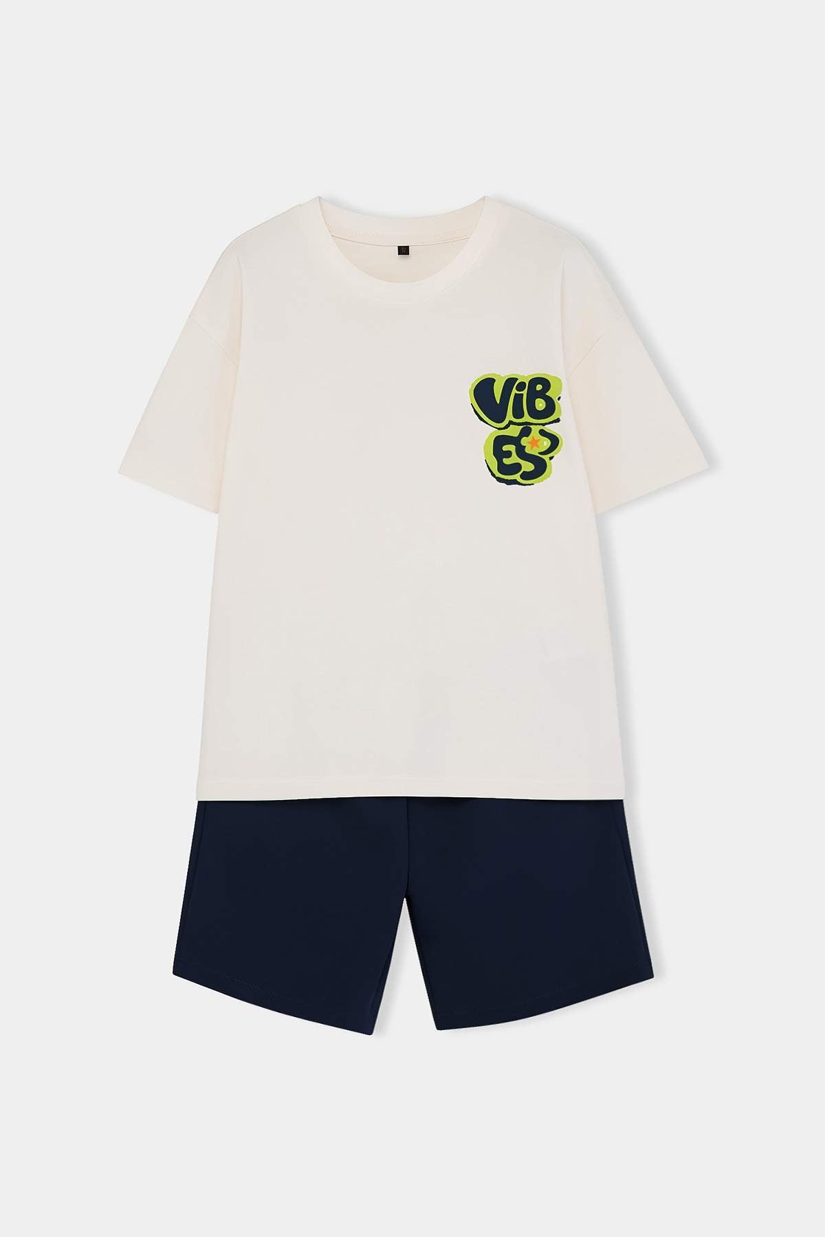 Boys' Stone Printed T-Shirt & Shorts Set