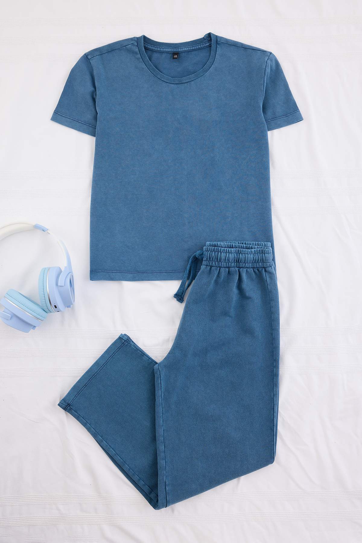 Boys' Washed T-Shirt & Trousers Set