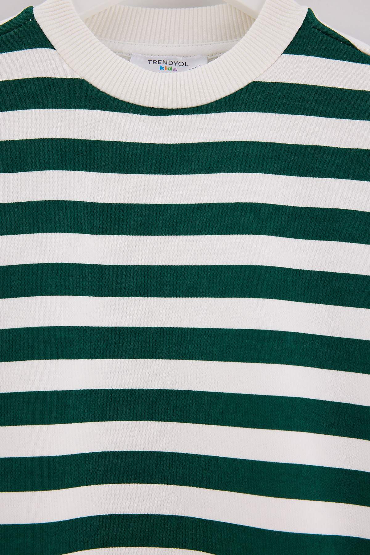 Boys' Green Striped Sweatshirt