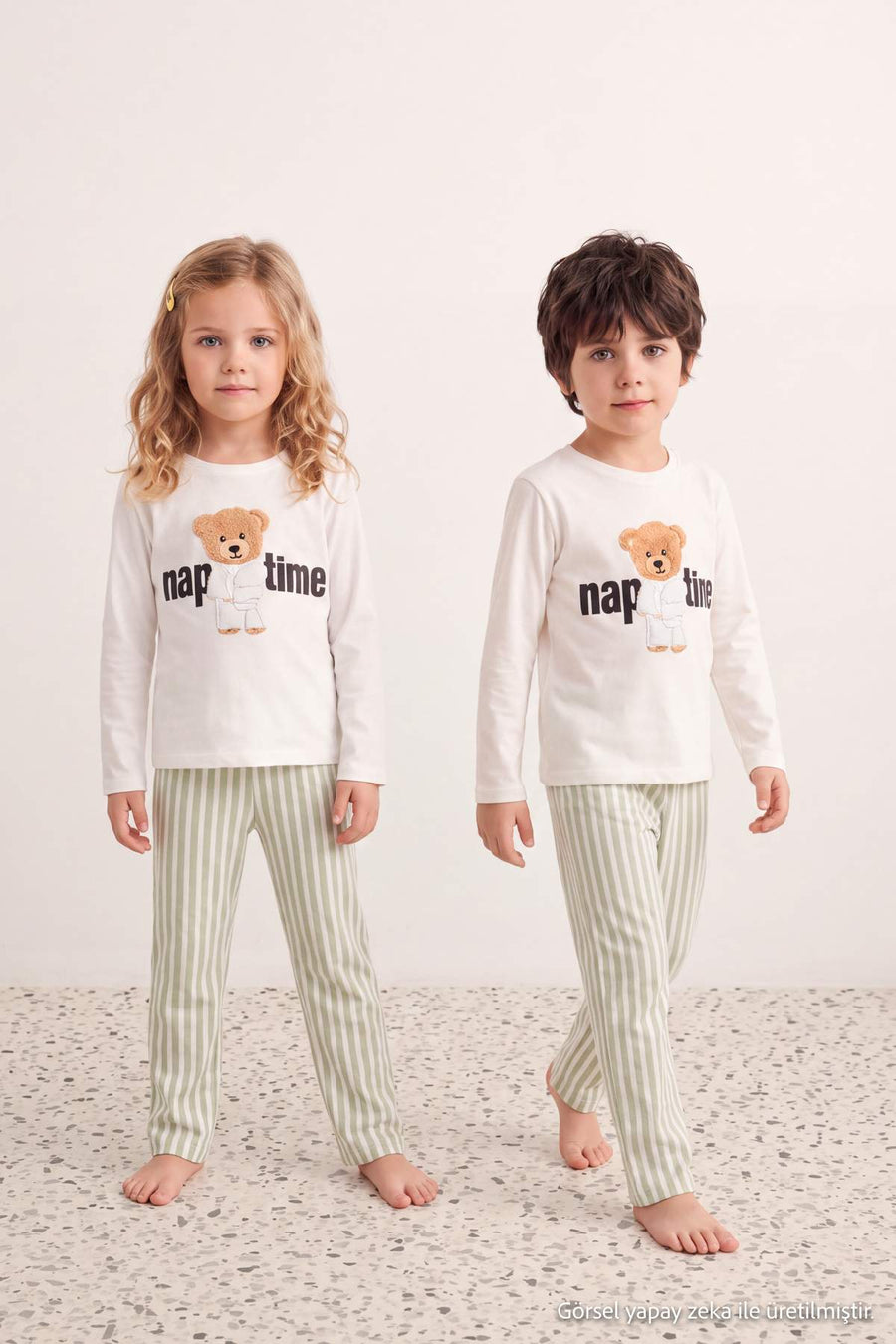 Kids' Printed Cotton Pyjama Set