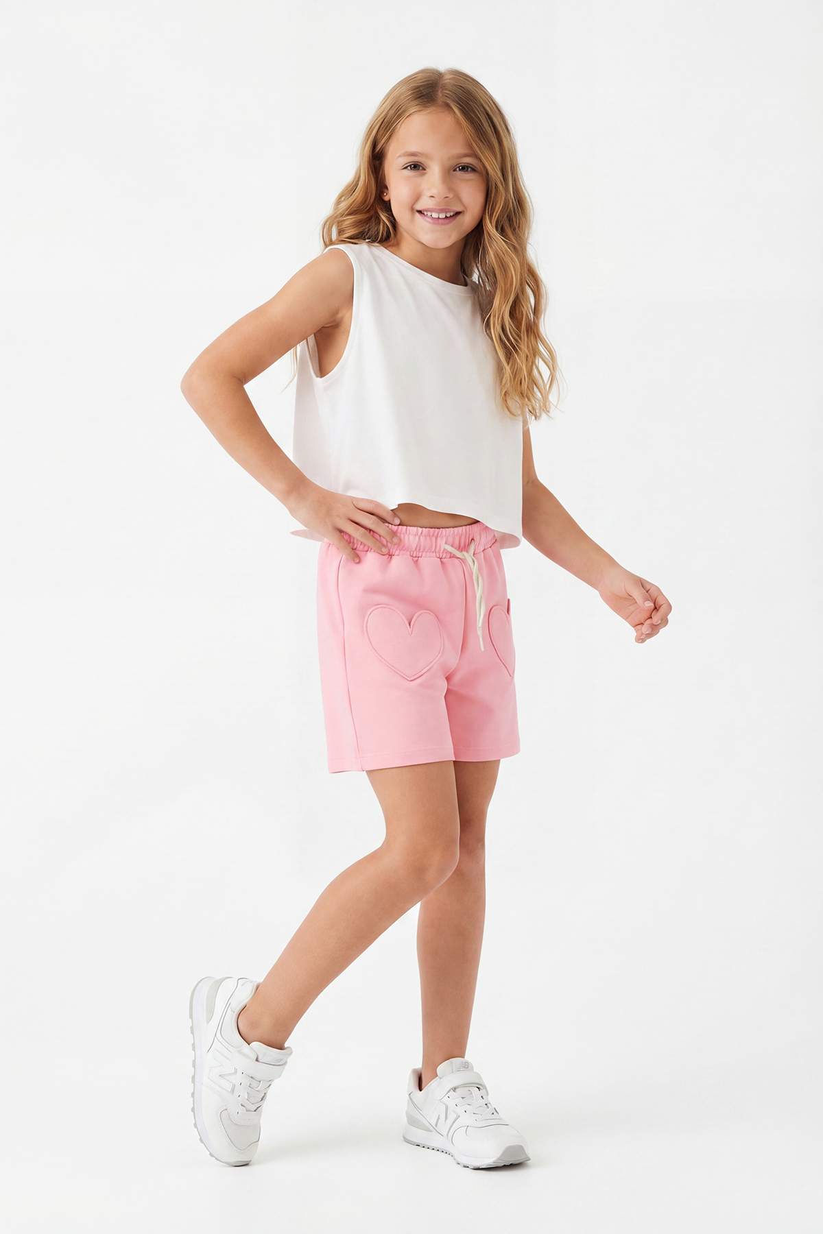 Girls' Embroidered Shorts 2-Pack