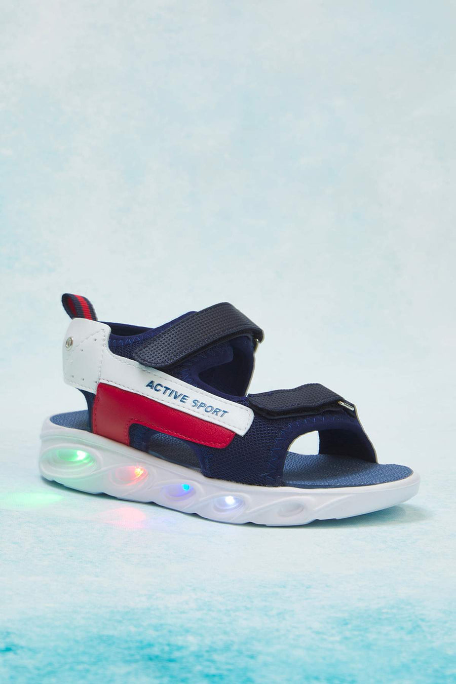 Boys' Navy Light-Up Sport Sandals
