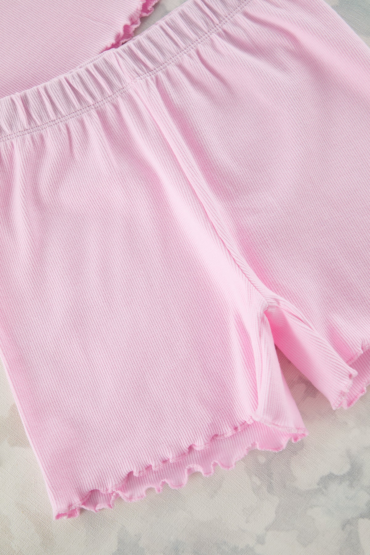 Girls' Tie-Strap Vest & Shorts Set