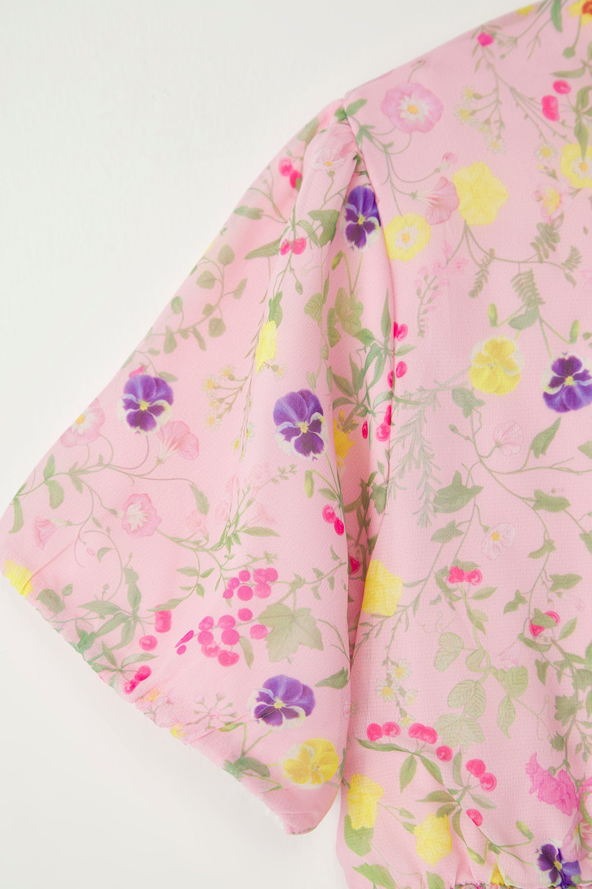 Girls' Pink Floral Mini Me Mother-Daughter Dress