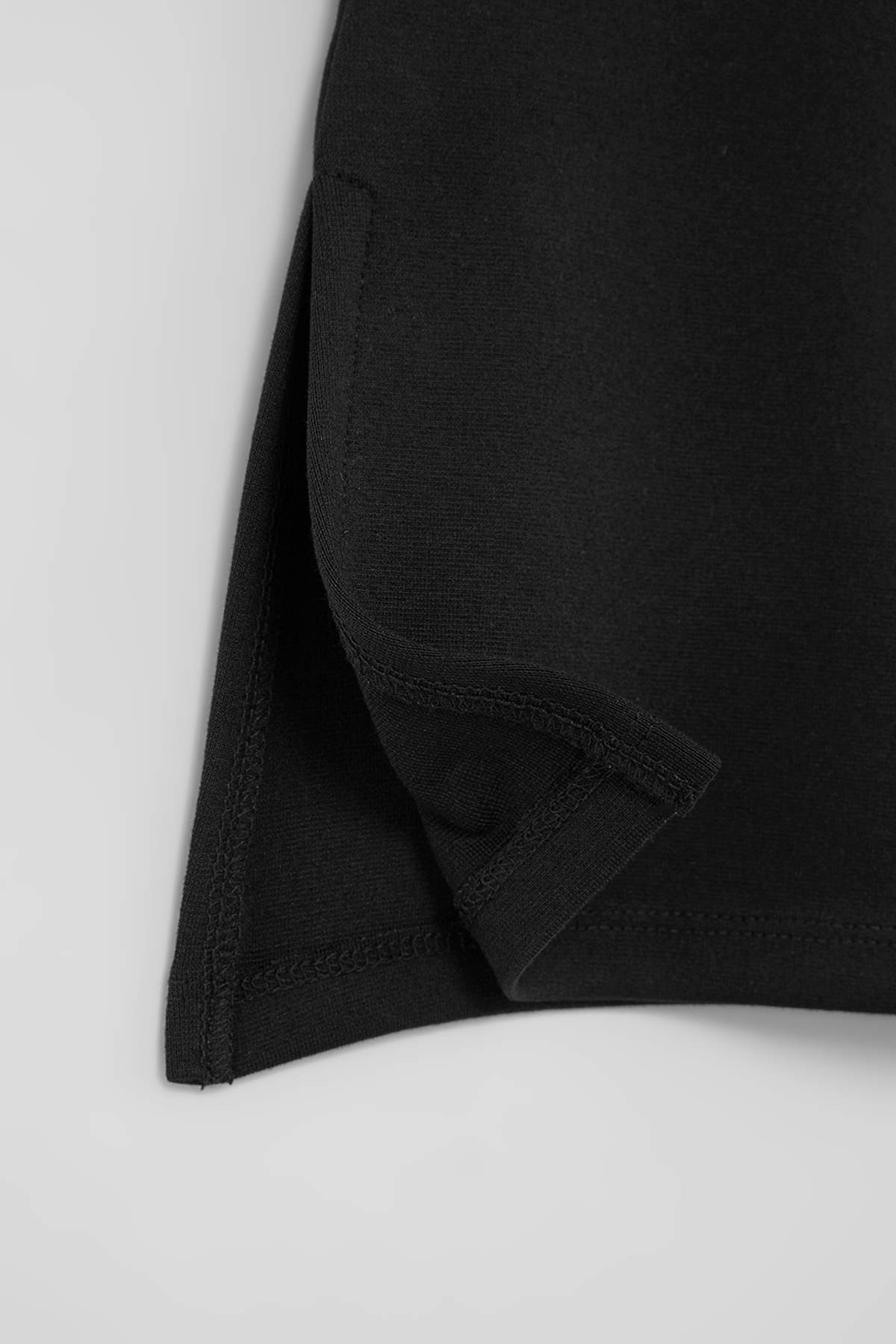 Girls' Black Interlock Flared Leggings