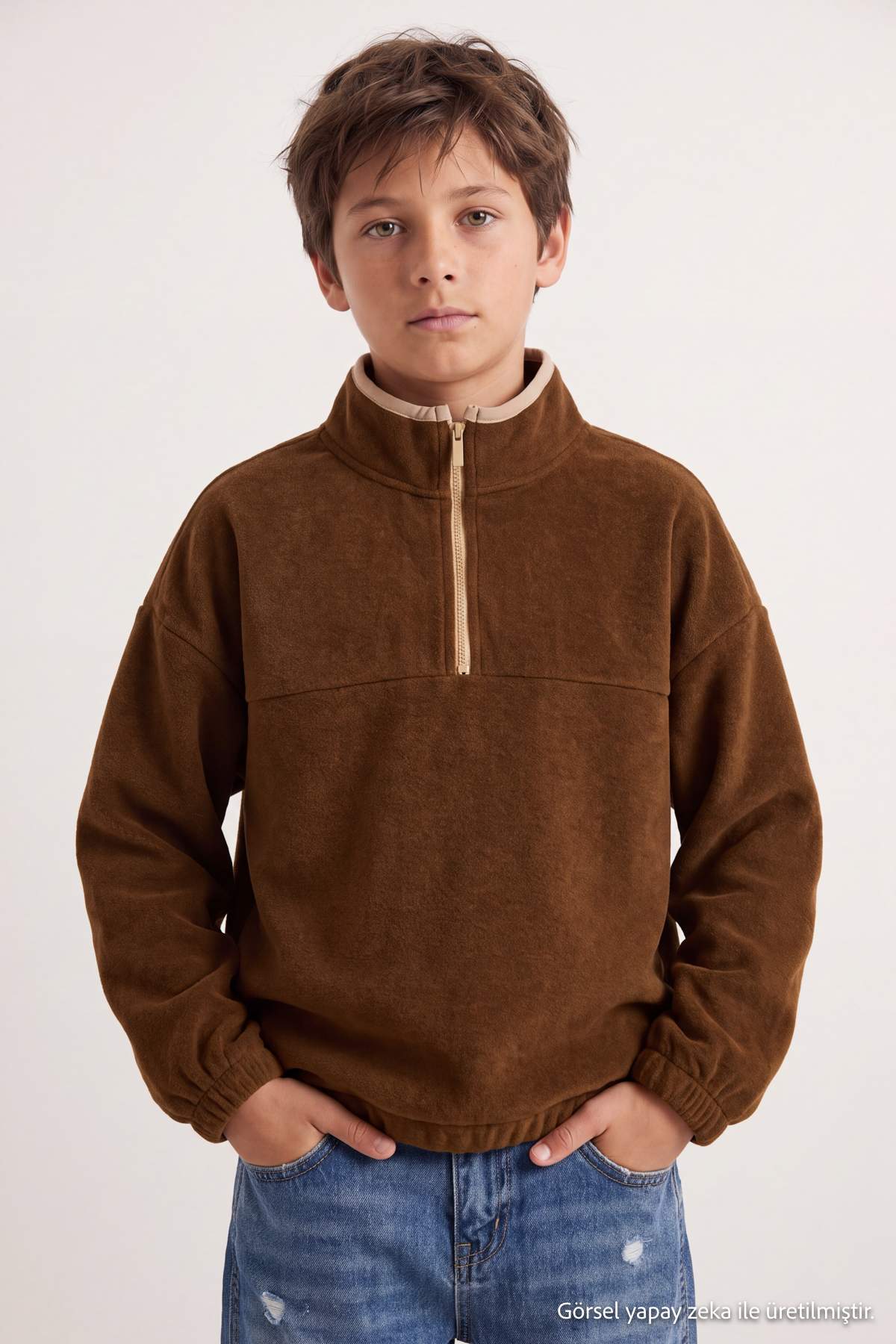 Boys' Fleece Half-Zip Sweatshirt