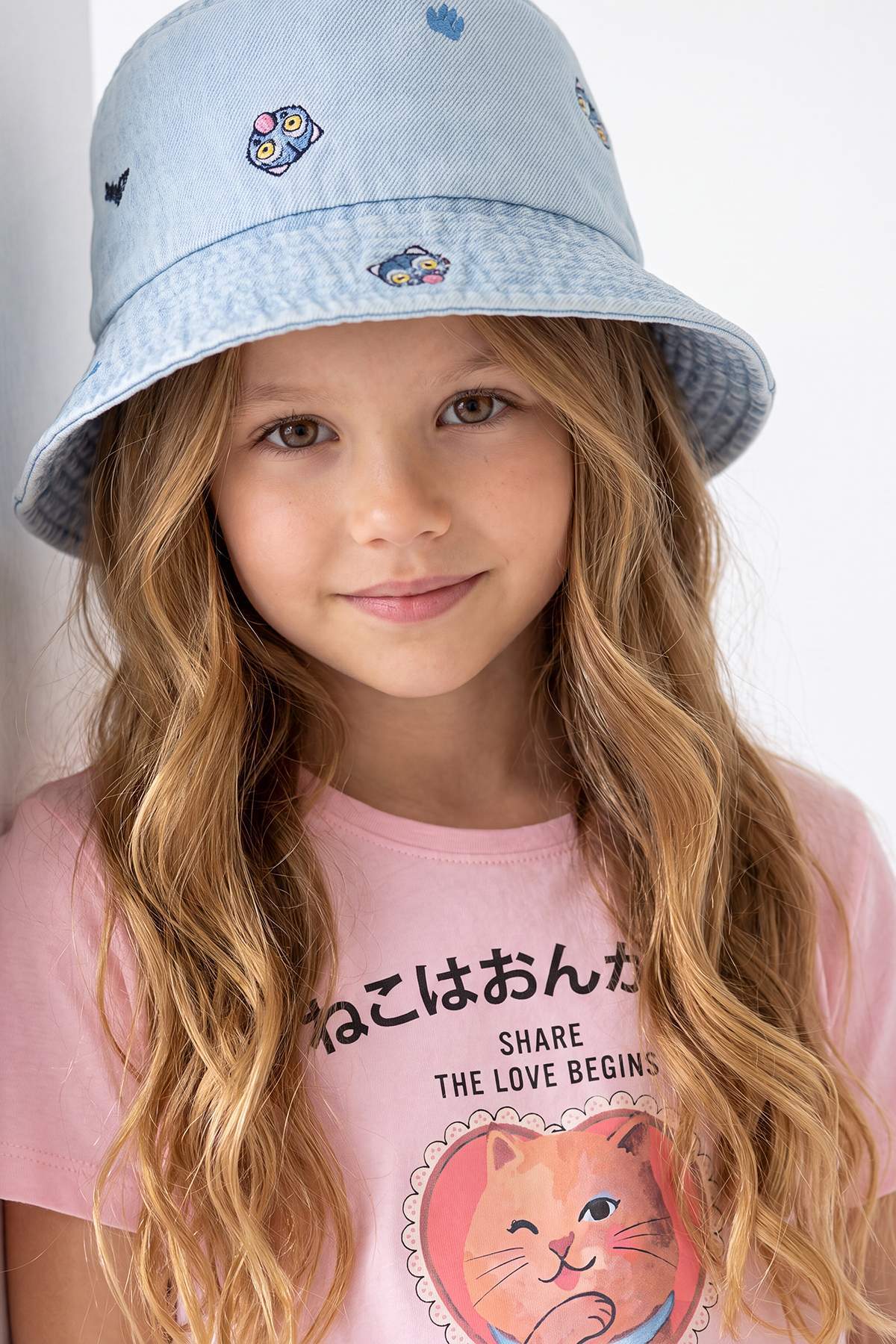 Girls' Pink Bear-Print T-Shirt