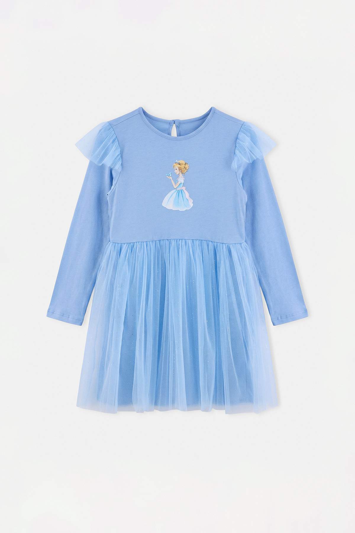 Girls' Light Blue Tutu Mini Dress