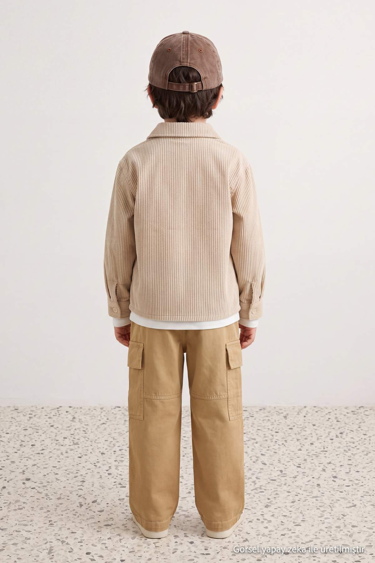 Boys' Stone Corduroy Long Shirt