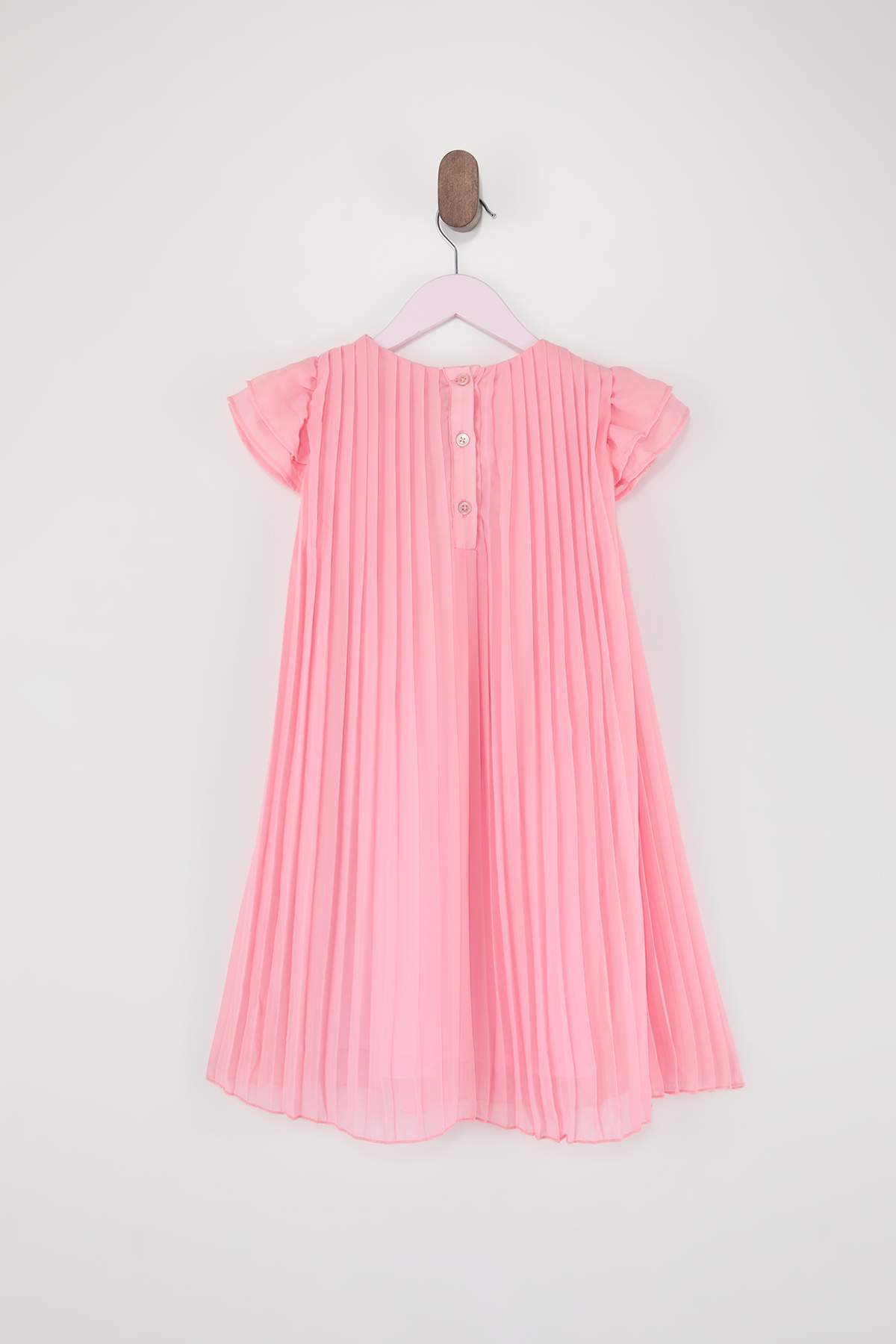 Girls' Pink Chiffon Dress