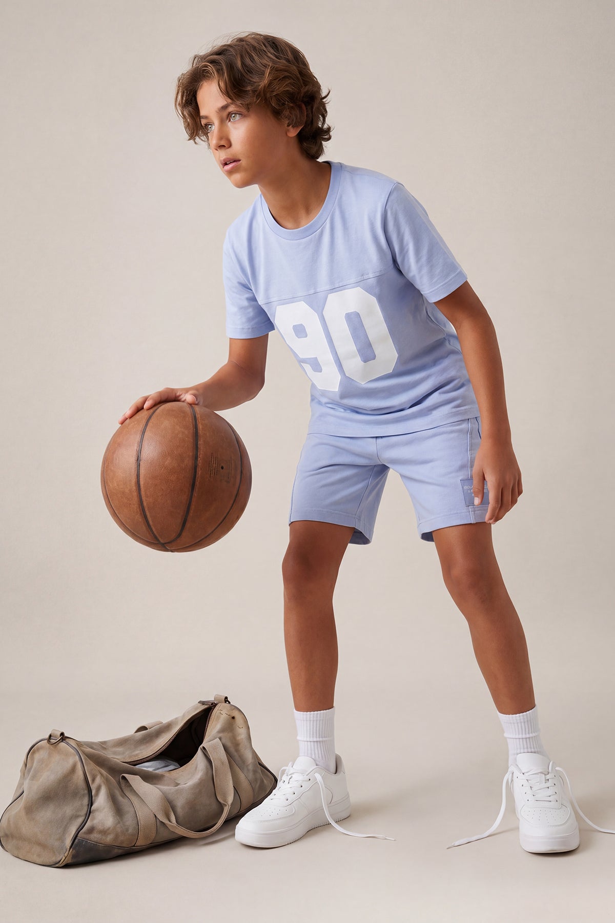 Boys' Number-Print T-Shirt & Shorts Set