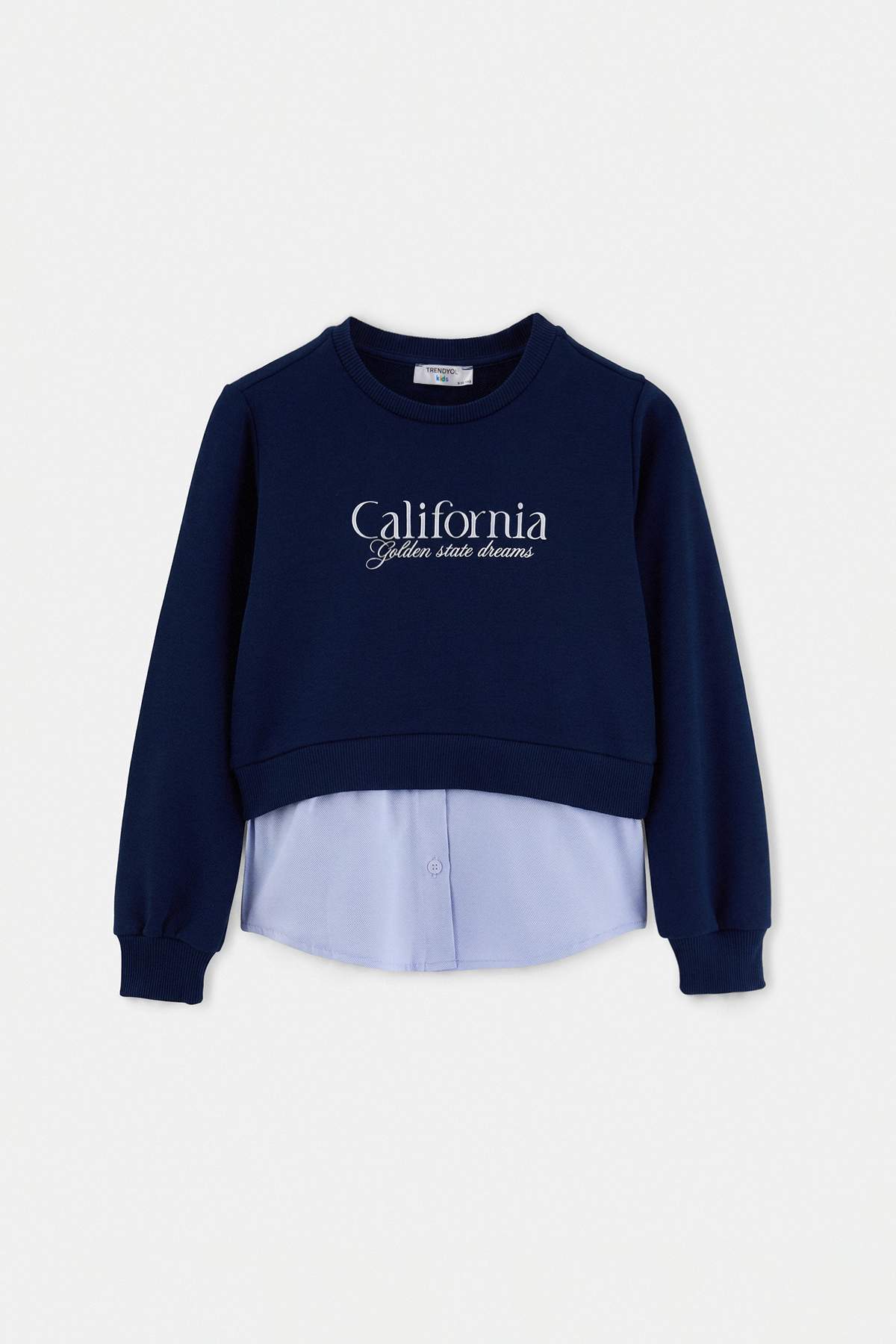 Girls' Navy Sweatshirt